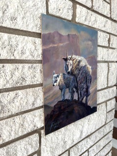 Sui luoghi alti, Pittura a olio