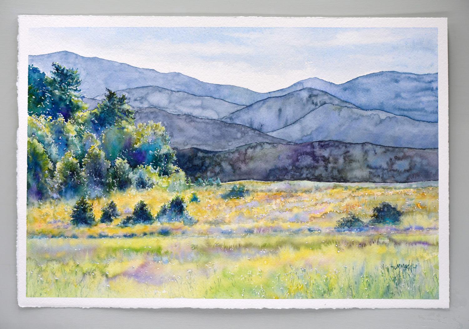 Cades Cove, Pintura Original - Art Impresionista de Judy Mudd
