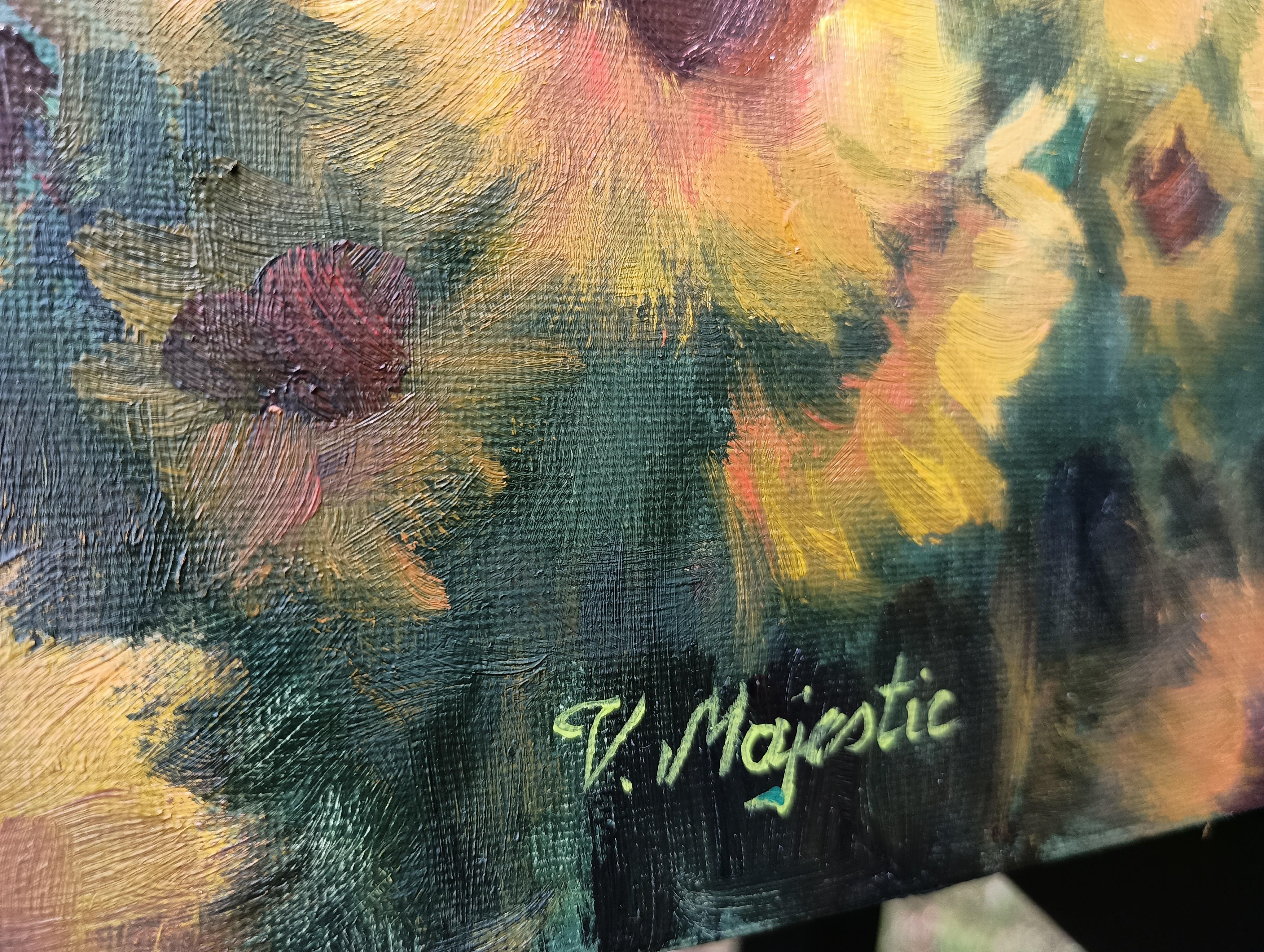 Sunflower Sunset, Oil Painting For Sale 1