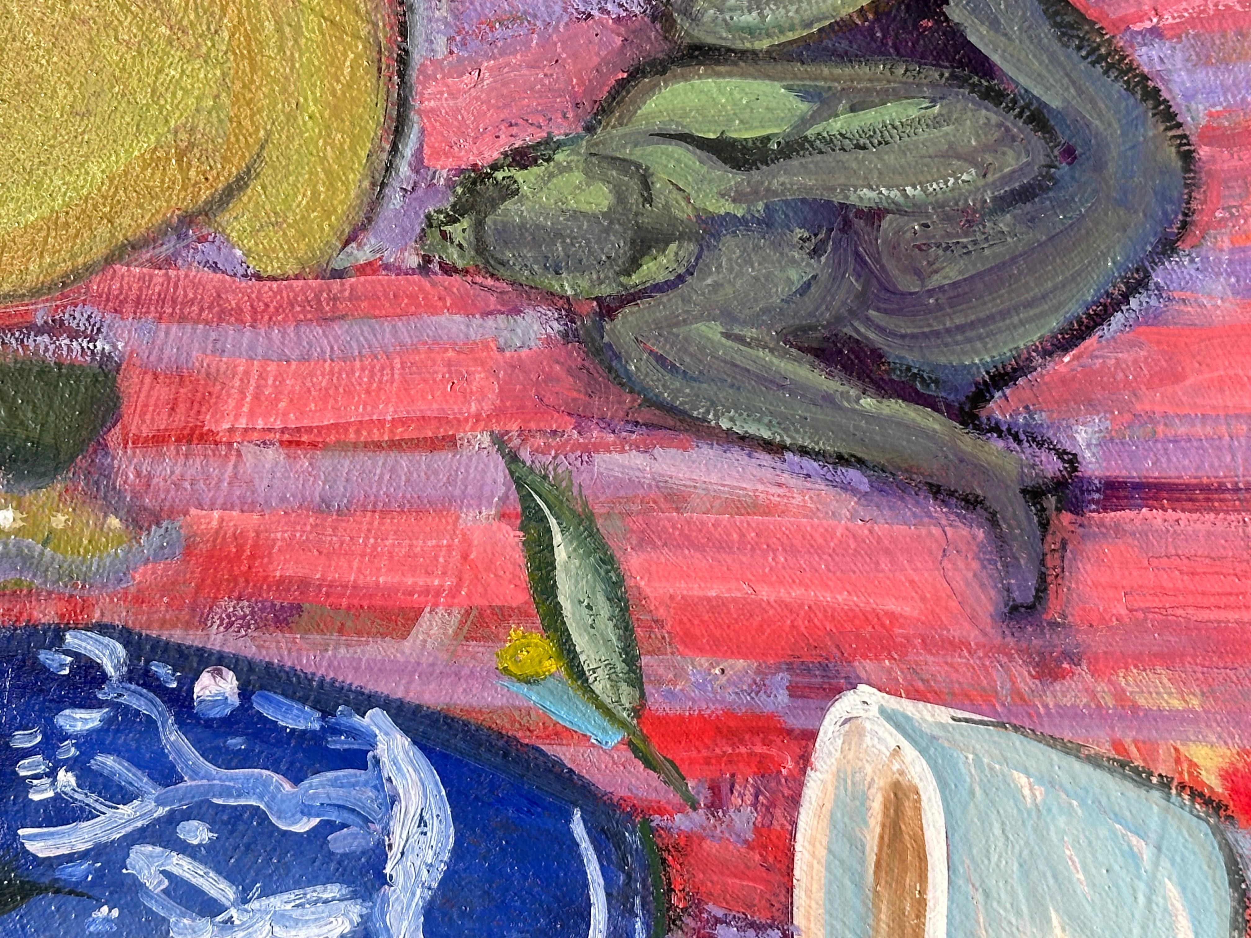 Nature morte aux fleurs sauvages, peinture à l'huile en vente 1