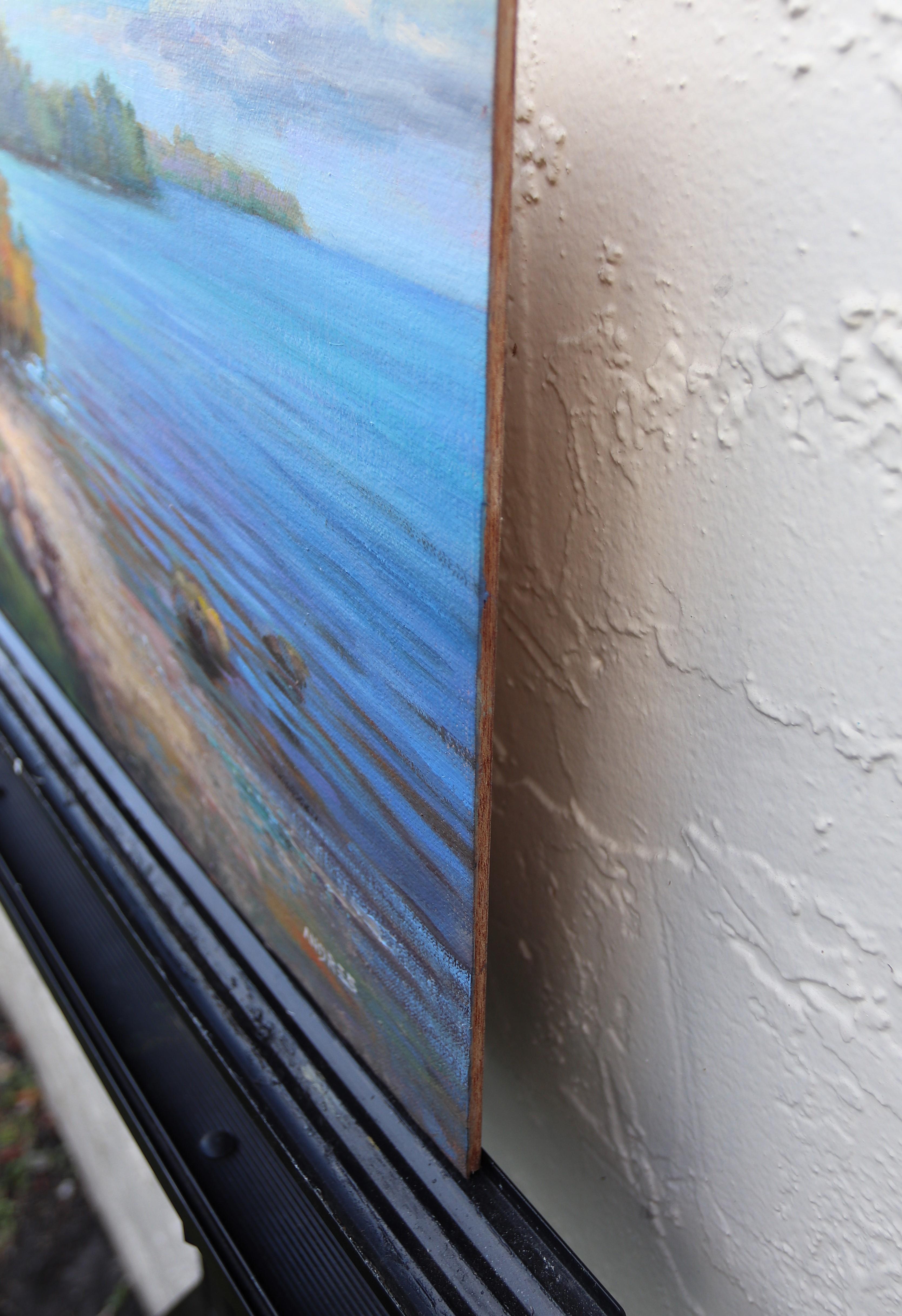 Shallow Waters, Ölgemälde (Impressionismus), Art, von Andres Lopez