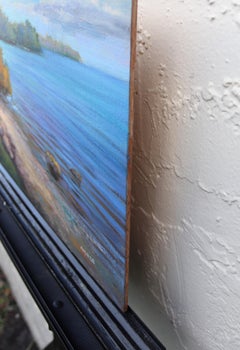 Aguas poco profundas, Pintura al óleo