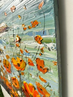 Costa dei fiori selvatici, pittura a olio