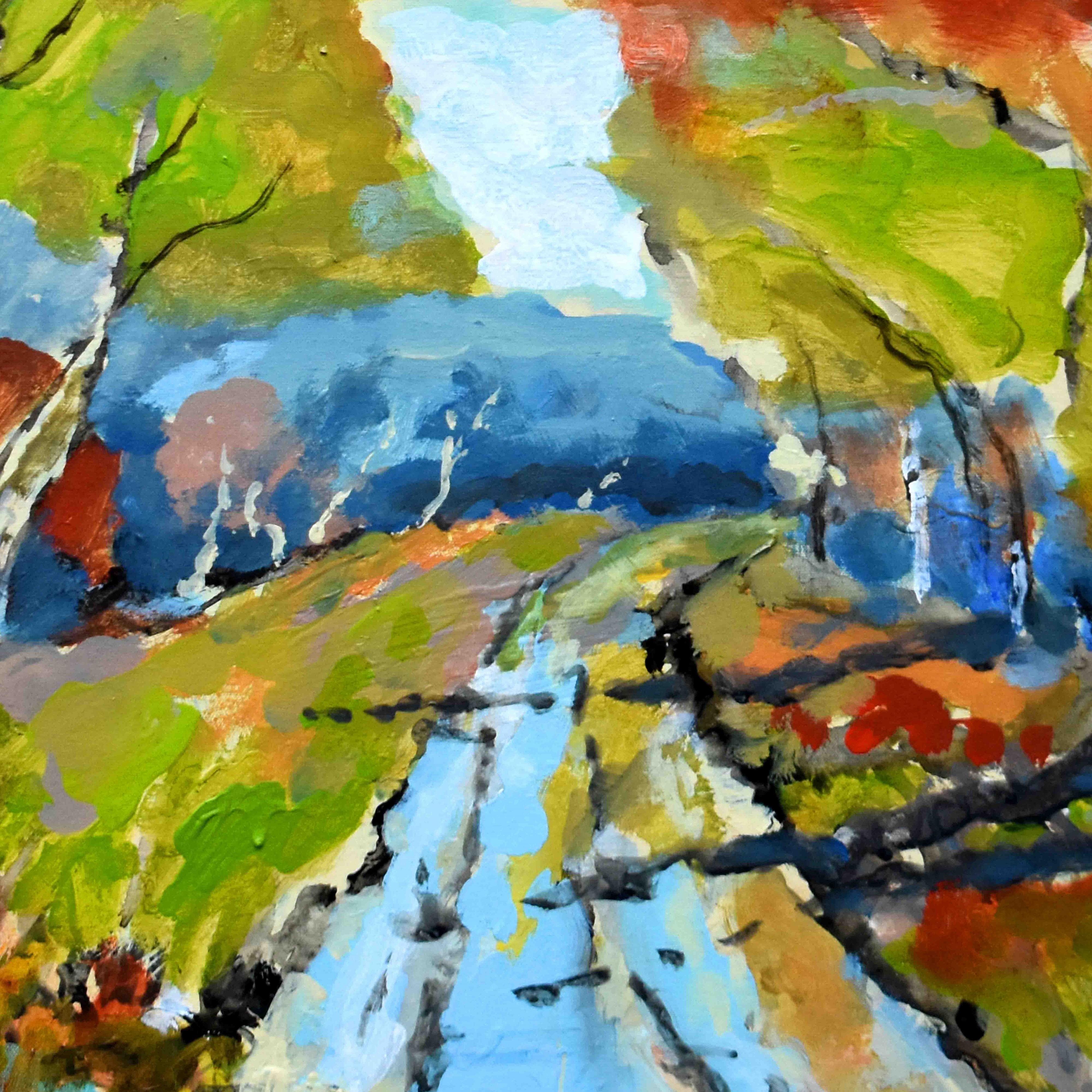 Country Road, Original Painting For Sale 1
