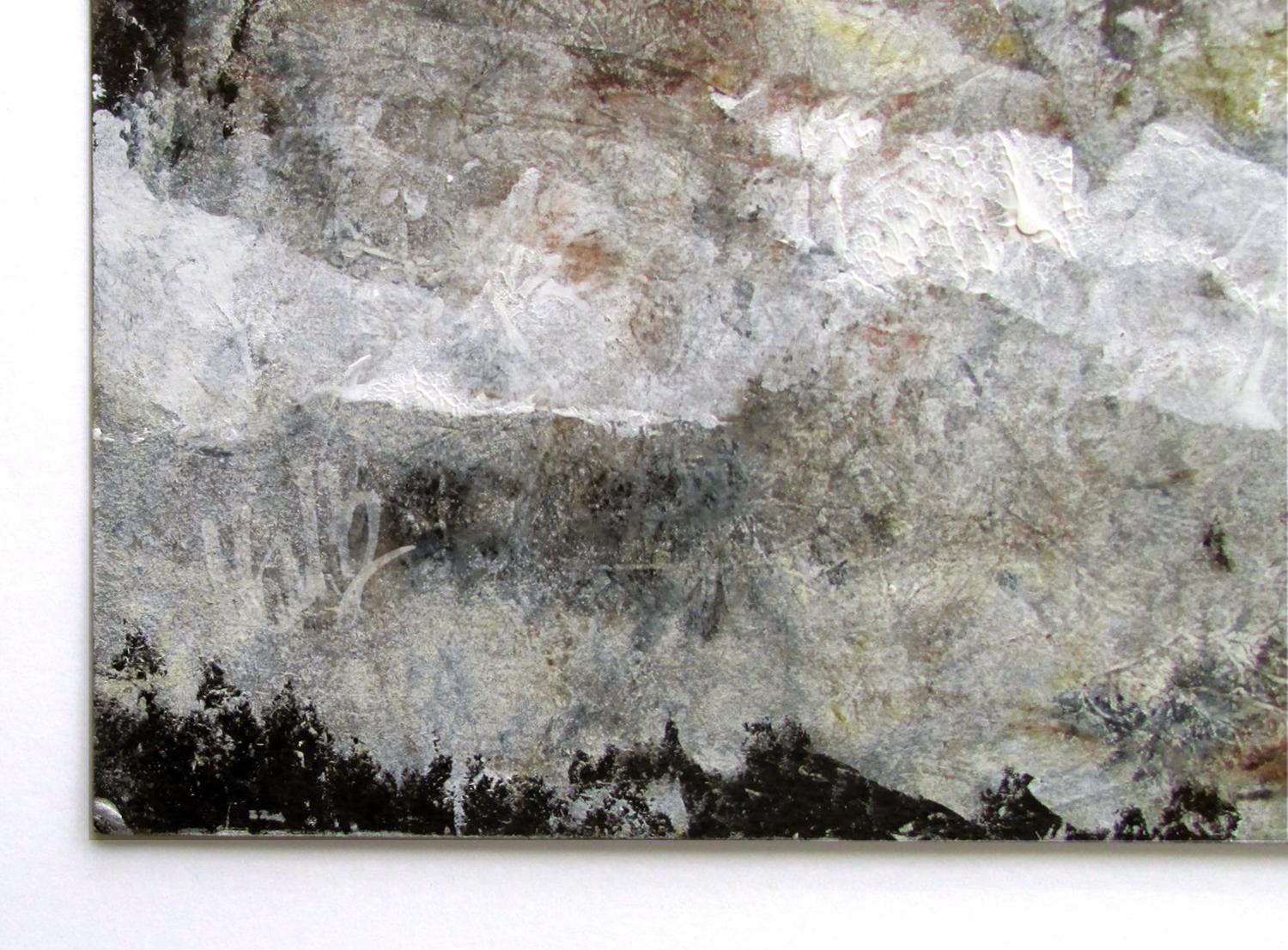 Peinture à l'huile Winter Woods 5 - Painting de Valerie Berkely