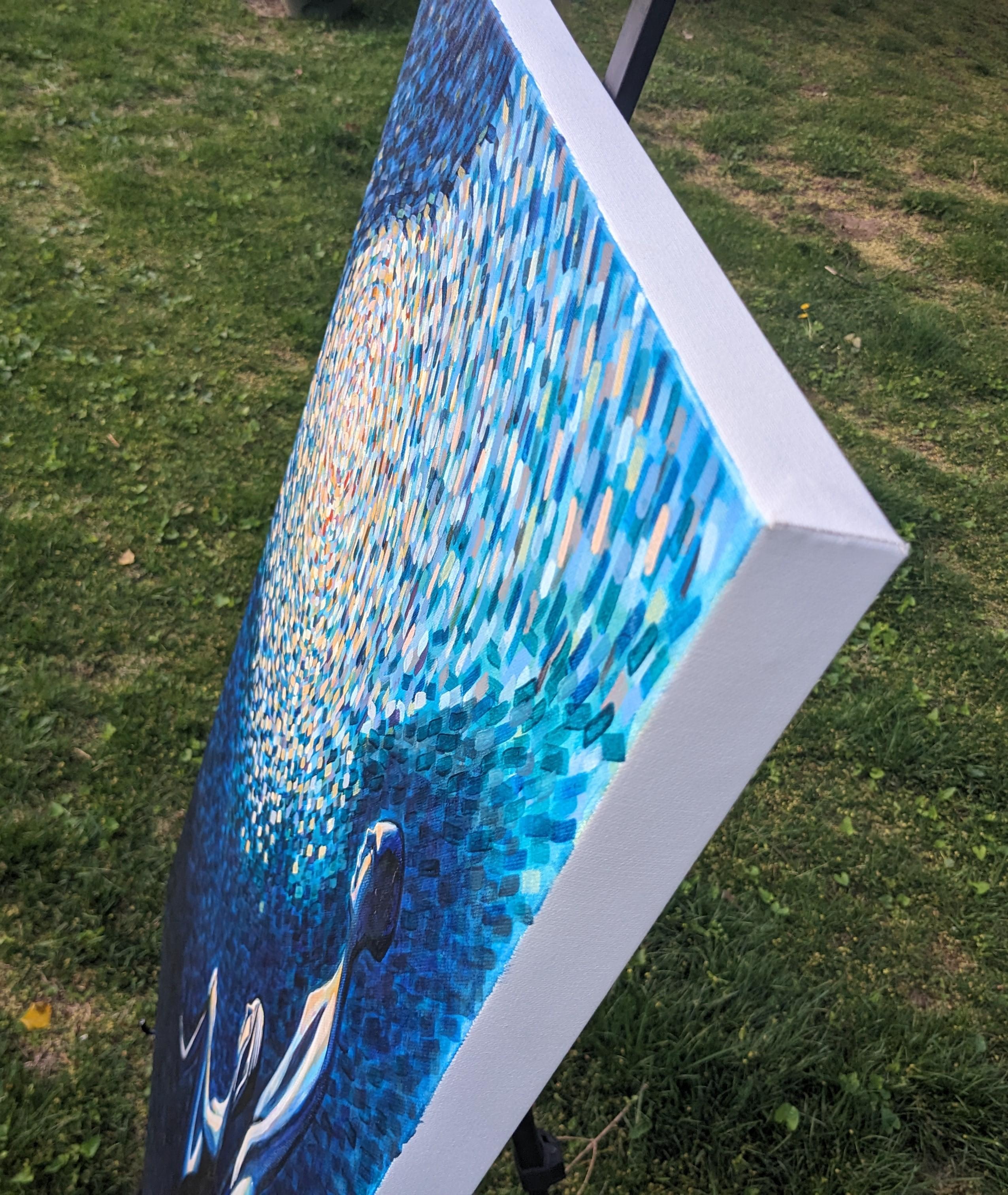 Enlighted, Originalgemälde (Expressionismus), Art, von Diana Elena Chelaru