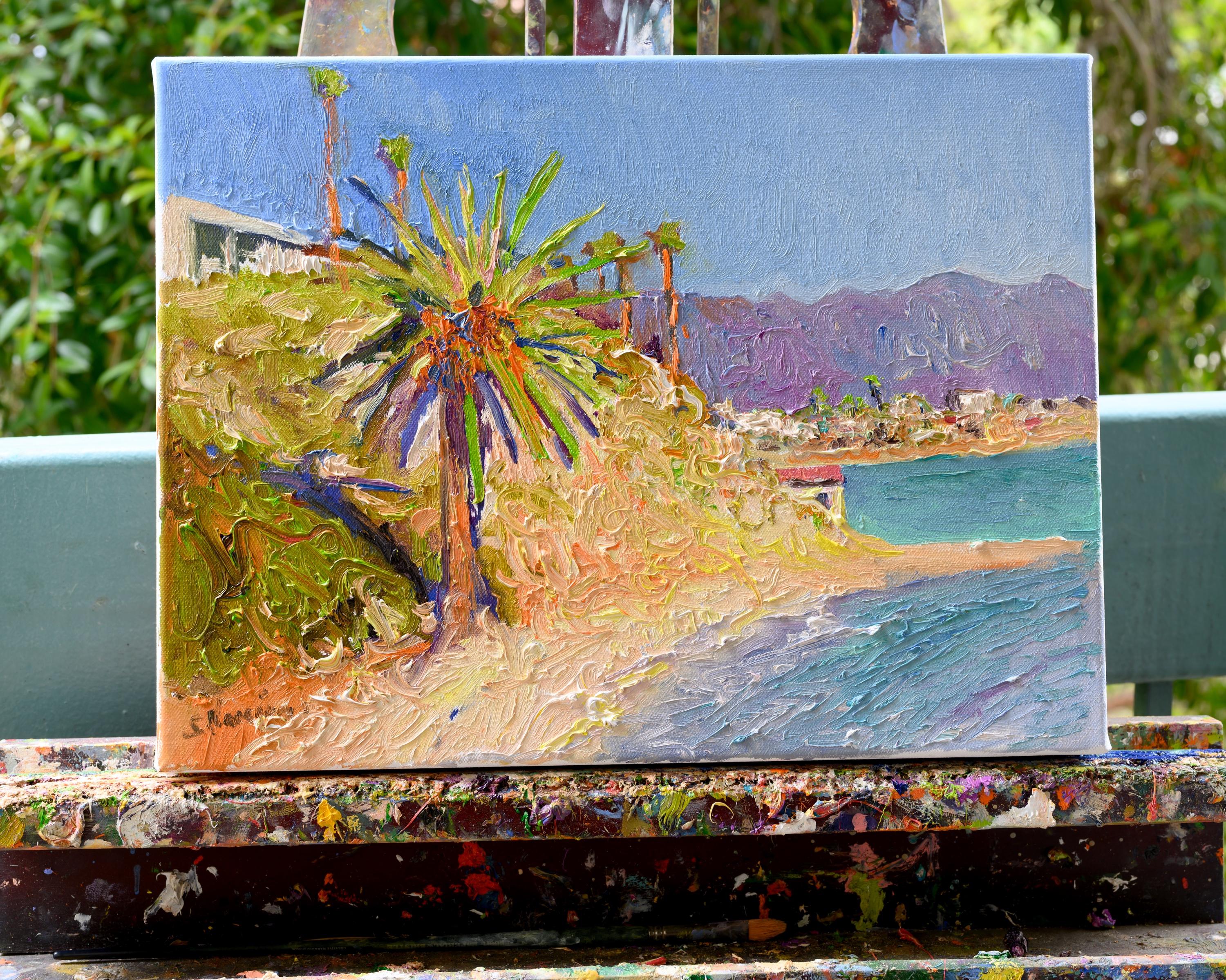 Sunny Day in California, Ölgemälde (Impressionismus), Painting, von Suren Nersisyan
