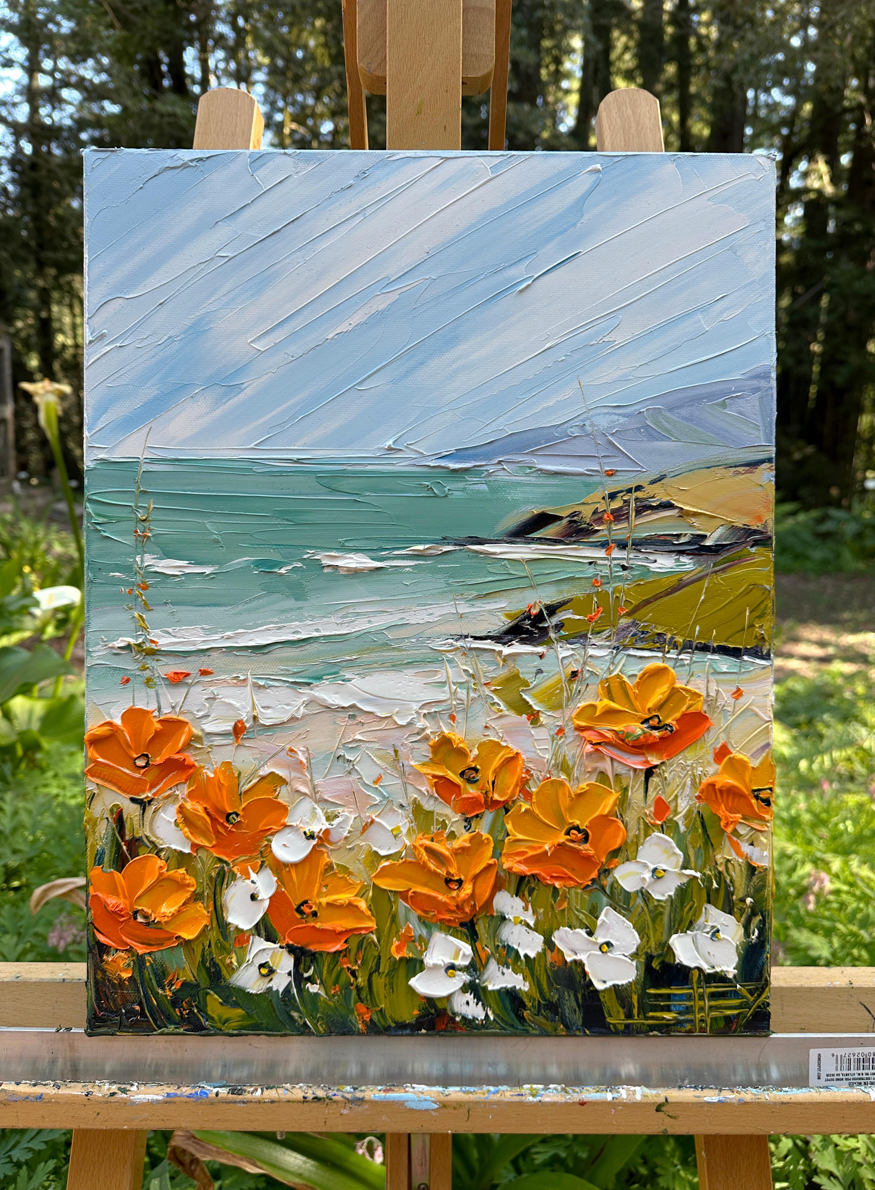 Il sentiero del mio cuore, Pittura a olio - Painting Impressionismo di Lisa Elley