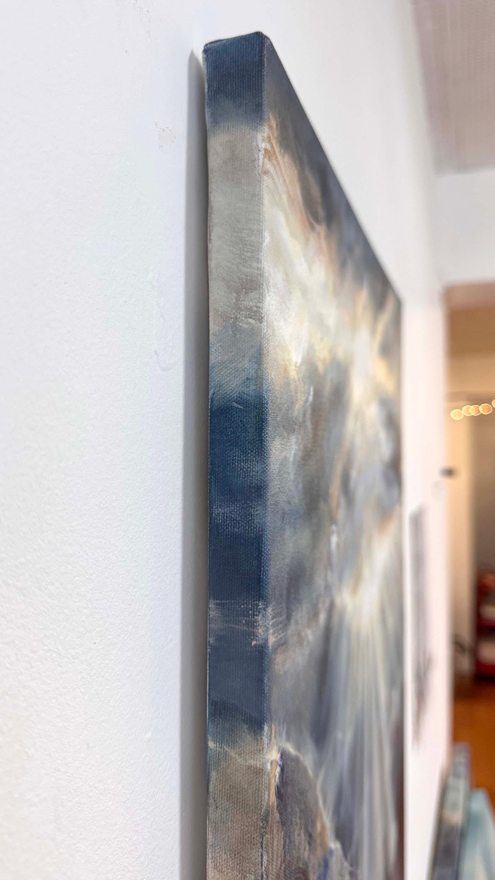 Die Zeit wird geerdet, Ölgemälde – Painting von Tiffany Blaise