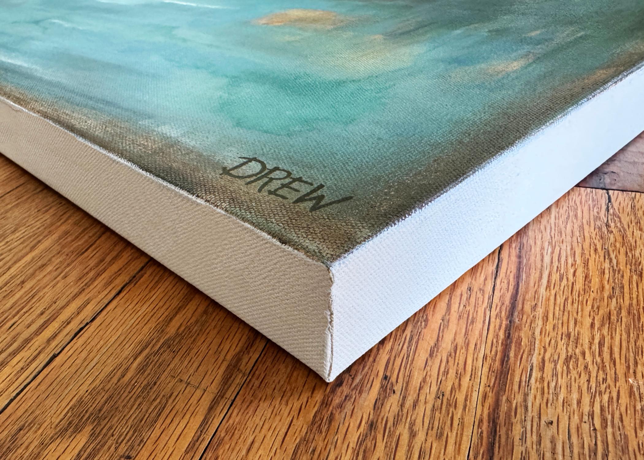 Más allá de la línea, Pintura original - Art Impresionista de Drew Noel Marin