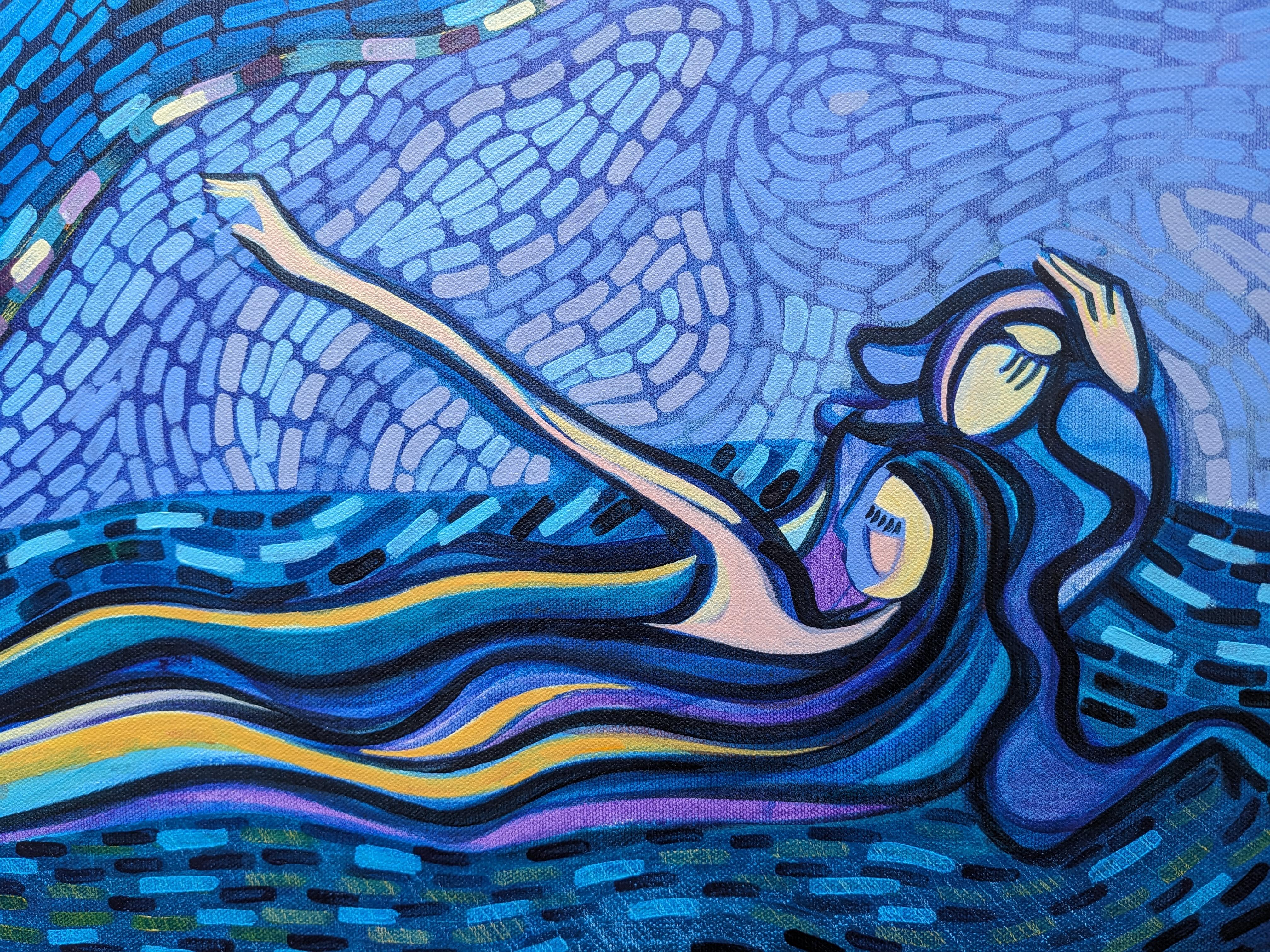 Estrella fugaz, Pintura original en venta 1