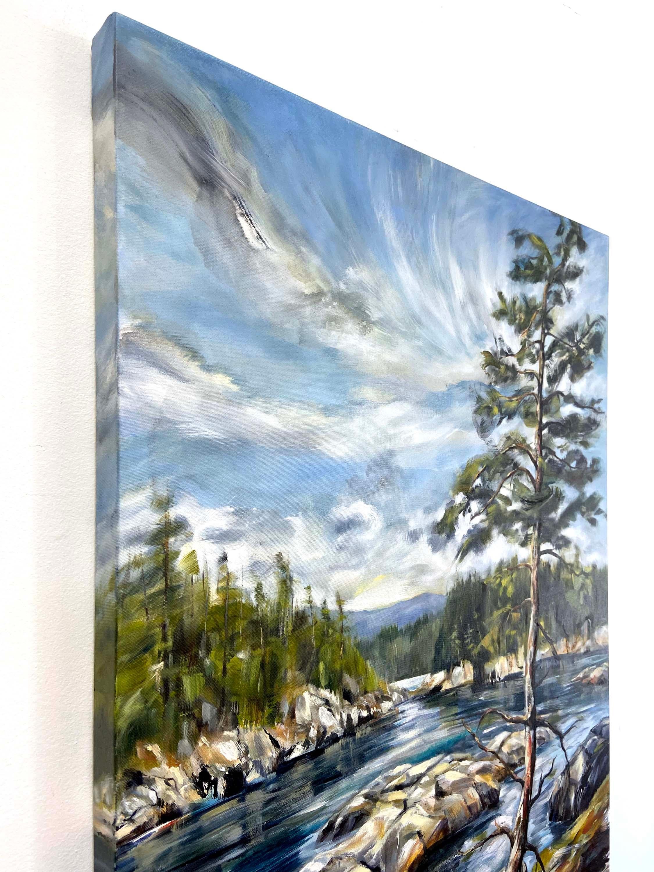 Frühlingssinfonie, Ölgemälde (Impressionismus), Art, von Tiffany Blaise