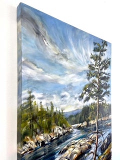 Symphonie printanière, peinture à l'huile