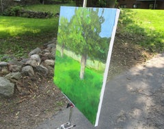 Trees in Sunlight, Original Painting