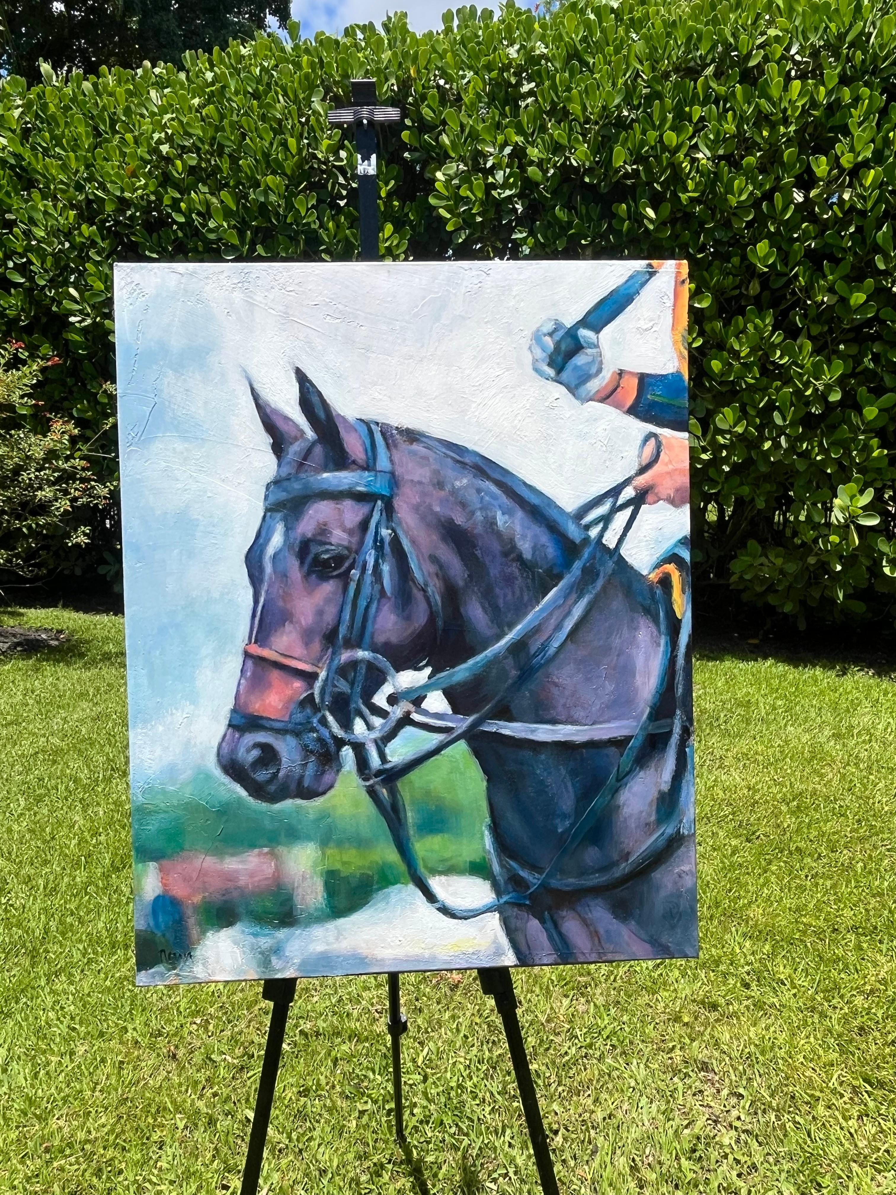 Reign, peinture originale - Impressionnisme Painting par Nava Lundy