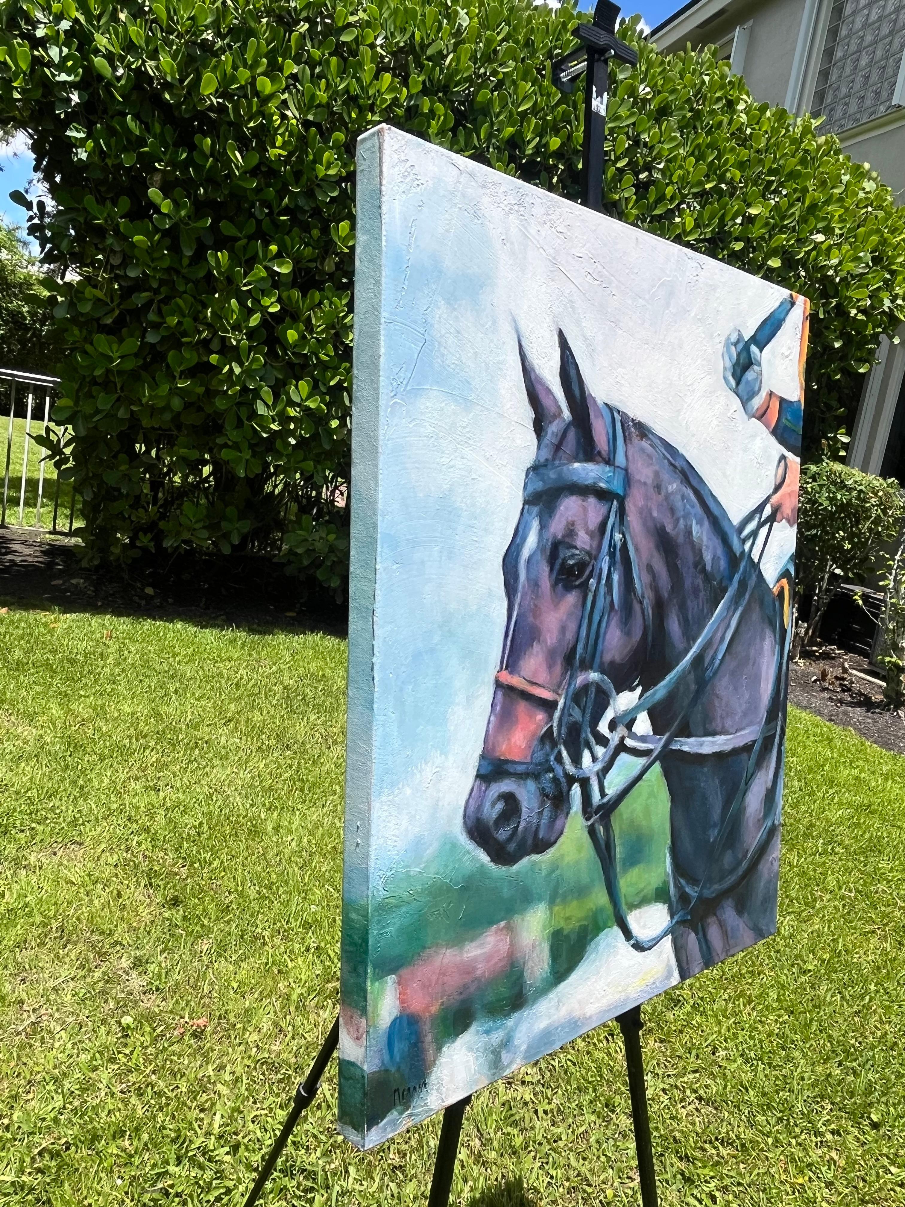 Reign, peinture originale - Painting de Nava Lundy