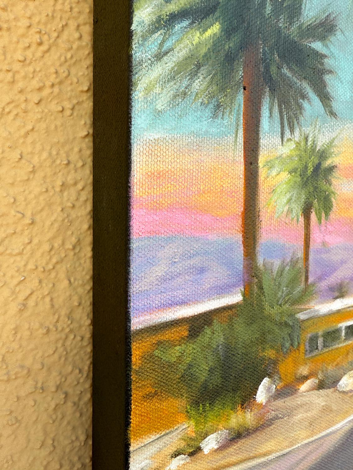 Desert Sunset, Oil Painting - Impressionist Art by Mandy Main