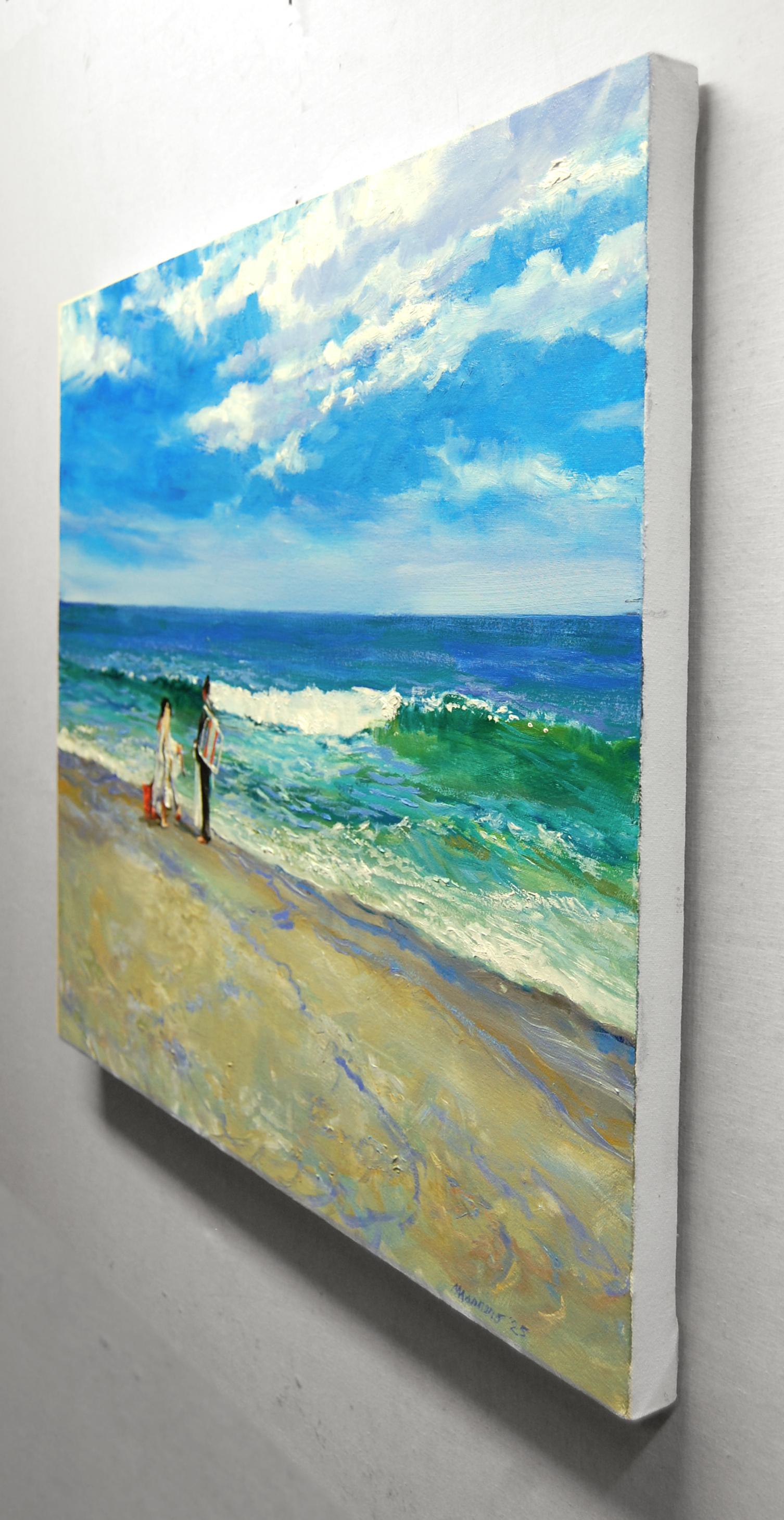 Time to Move, peinture à l'huile - Impressionnisme Art par Onelio Marrero