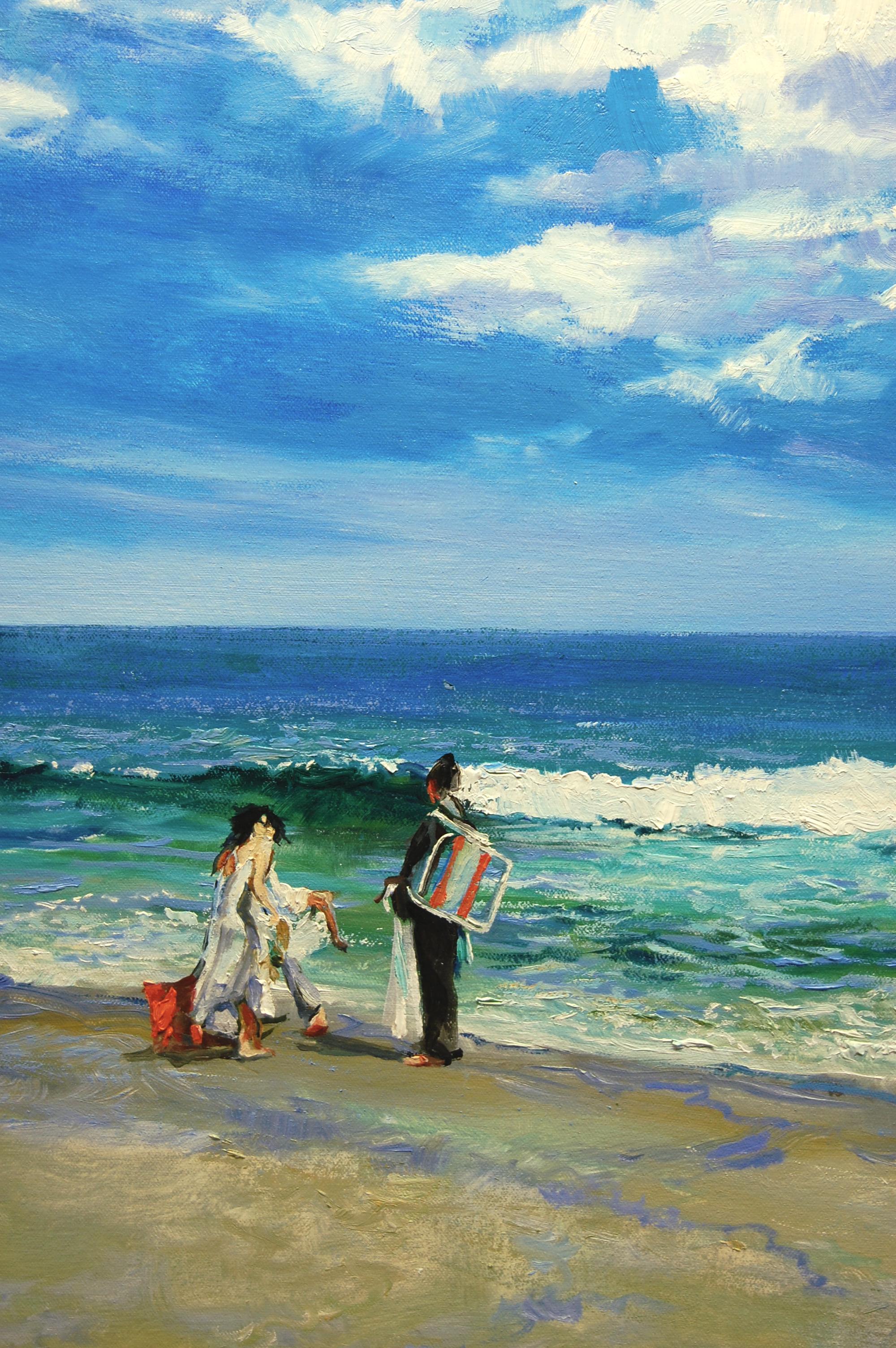 Time to Move, peinture à l'huile en vente 1