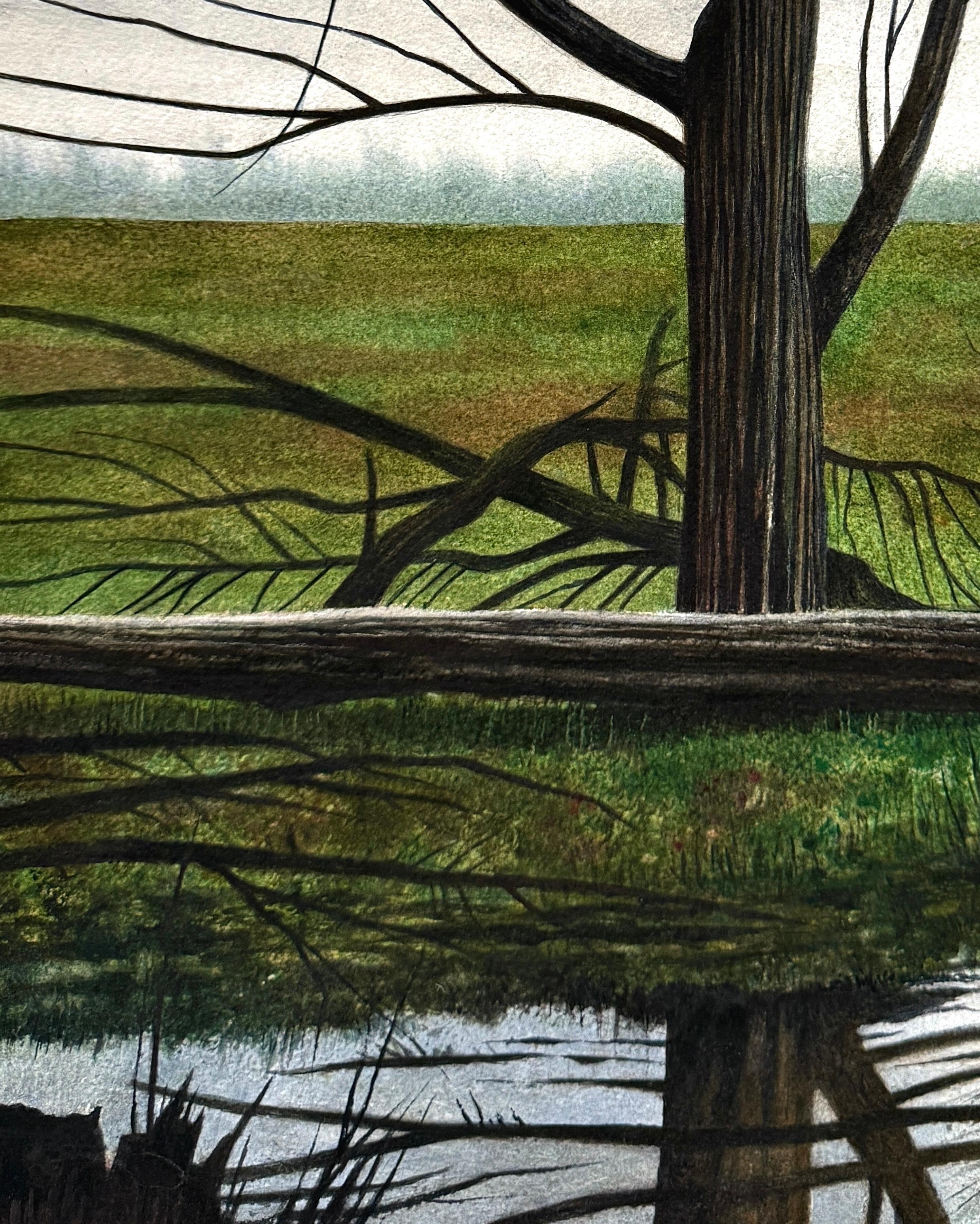 Image miroir, peinture originale en vente 1
