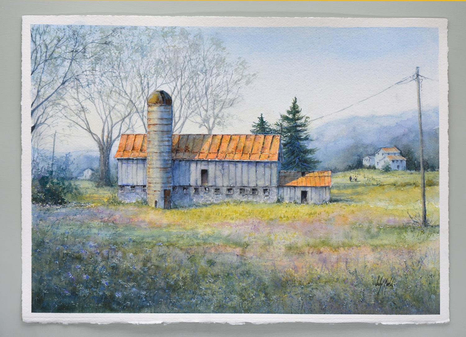 Cada Año Llega la Primavera, Pintura Original - Art Impresionista de Judy Mudd