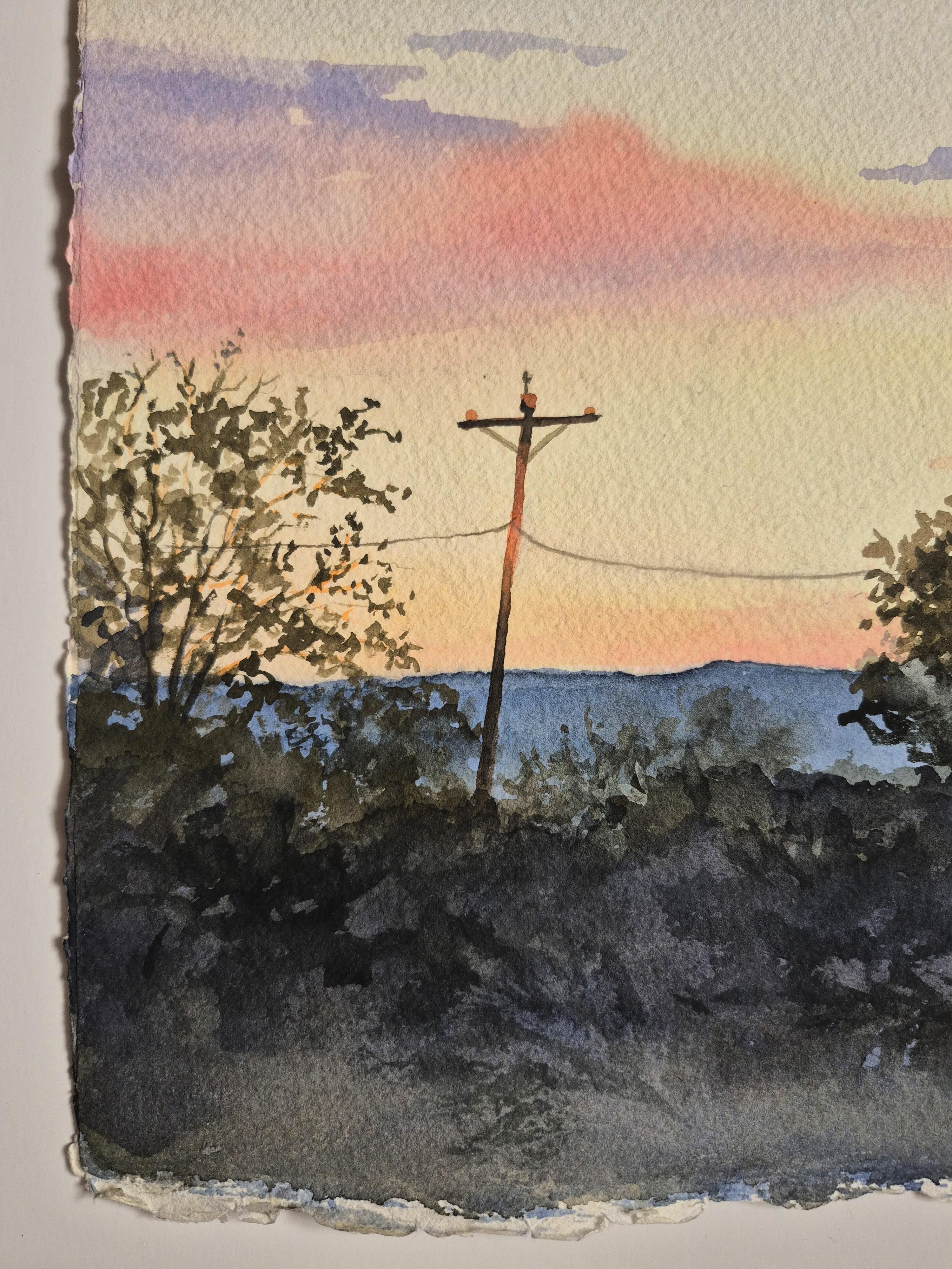Evening Glory, Originalgemälde – Art von Catherine McCargar