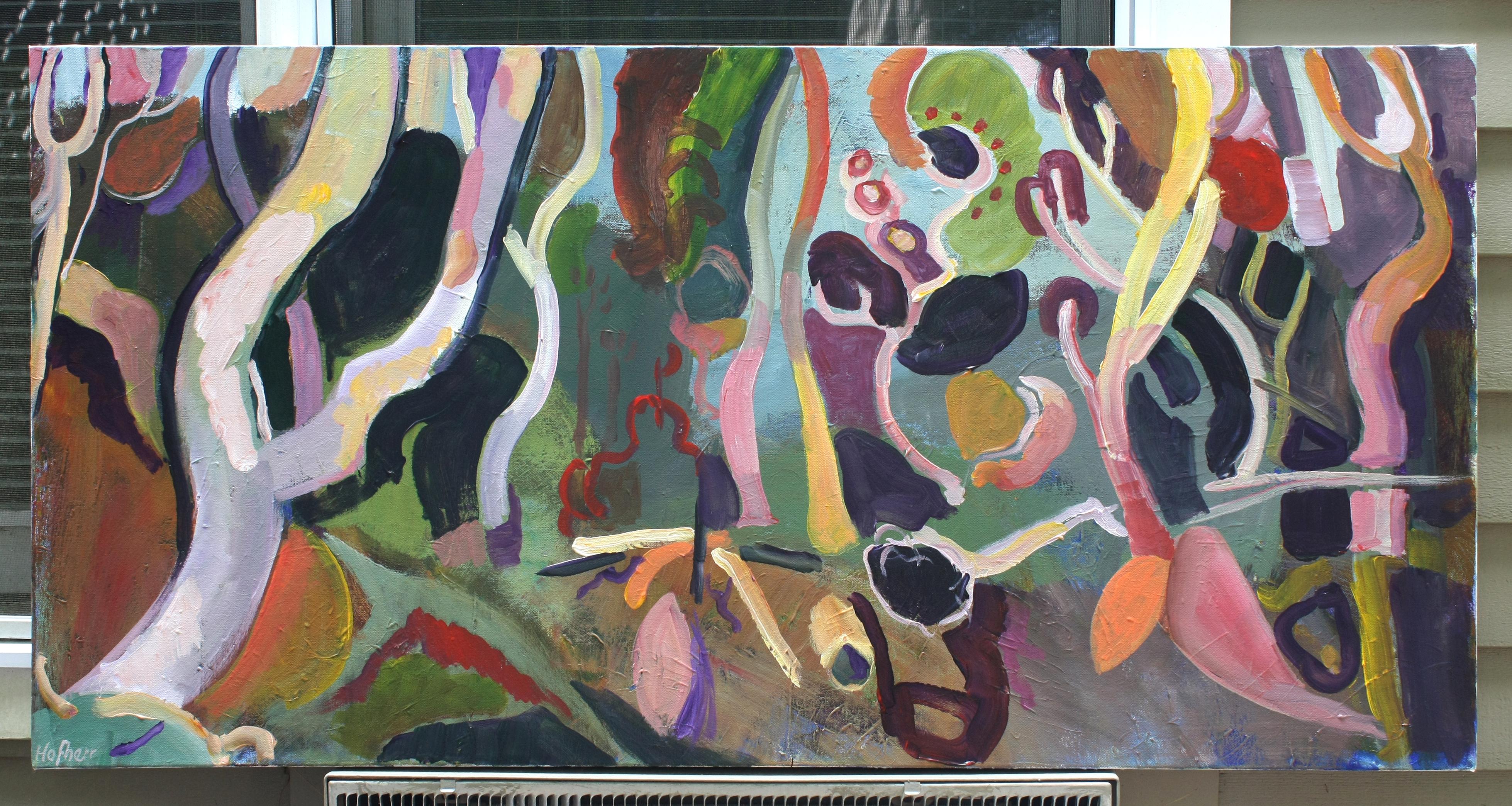 Der lange Wald, Originalgemälde (Expressionismus), Painting, von Robert Hofherr