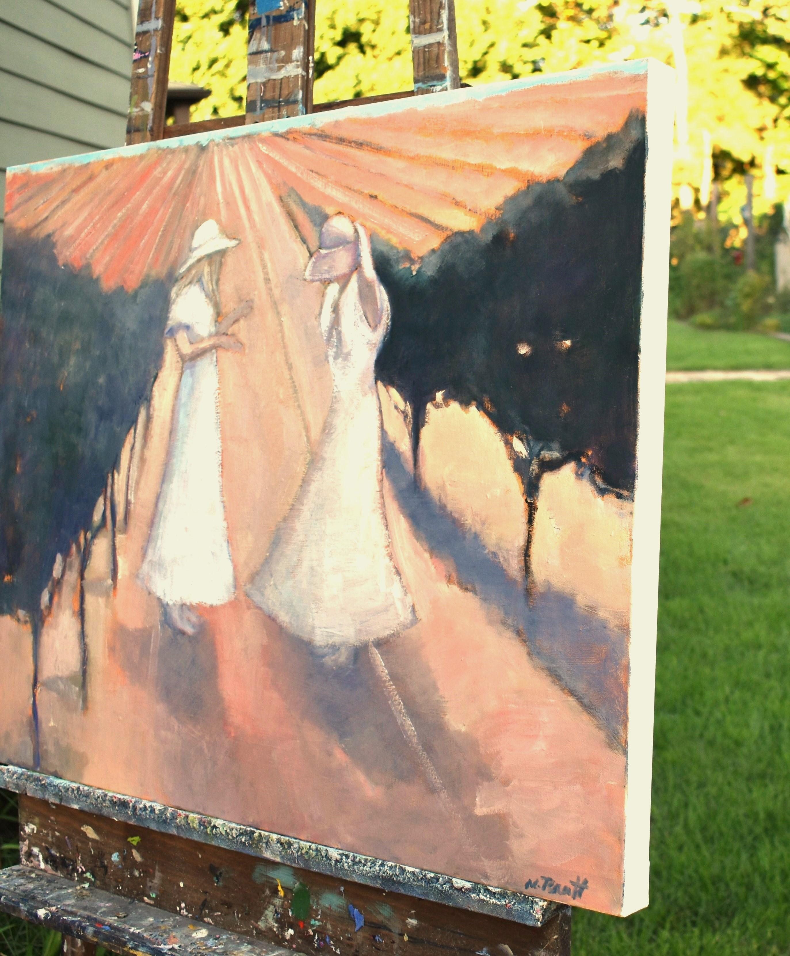 Vineyard Musing, Ölgemälde (Impressionismus), Art, von Mary Pratt