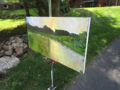 Soleil sur le marais, peinture originale