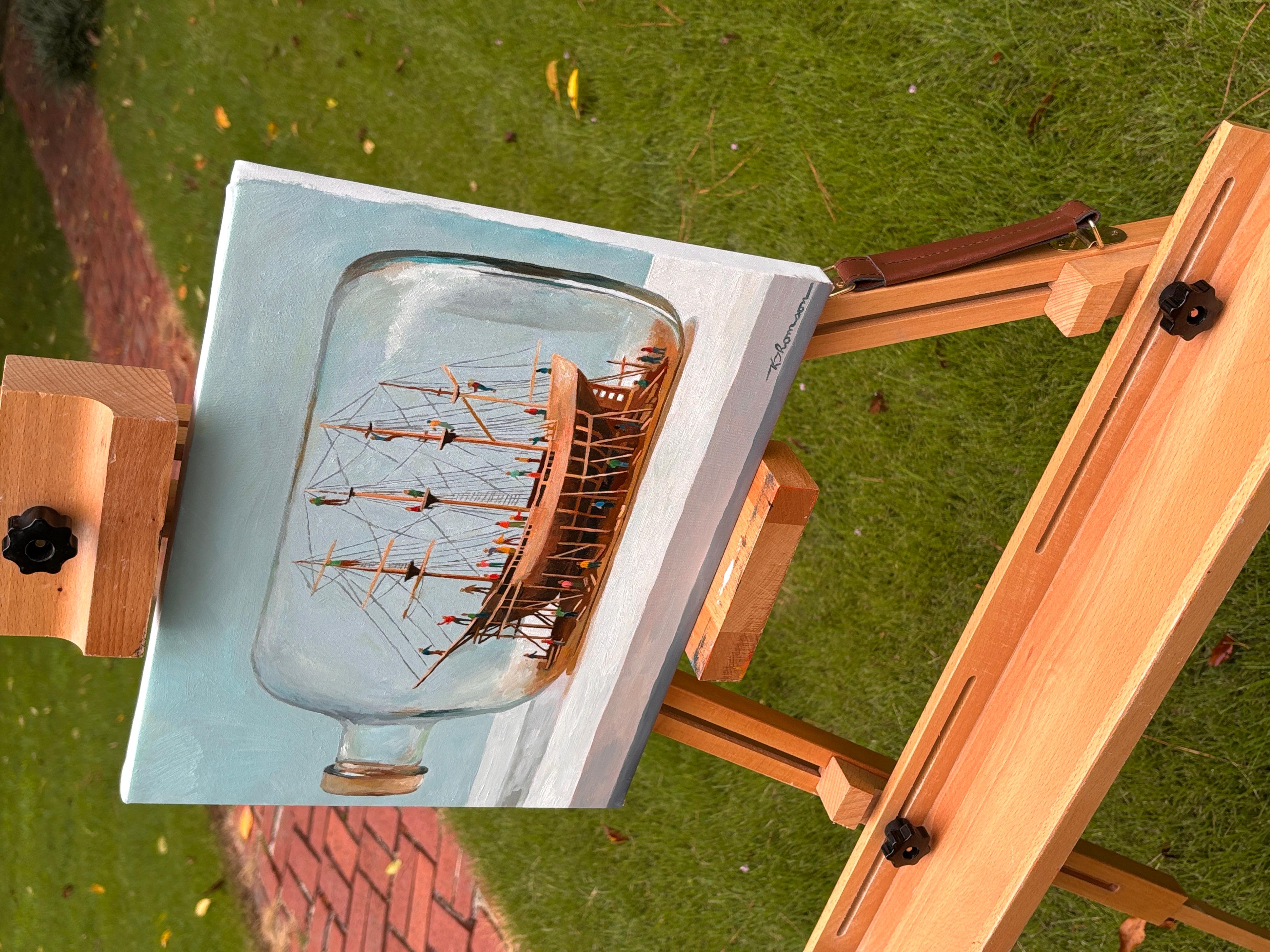 Come lo fanno, Pittura a olio - Painting di Keith Thomson