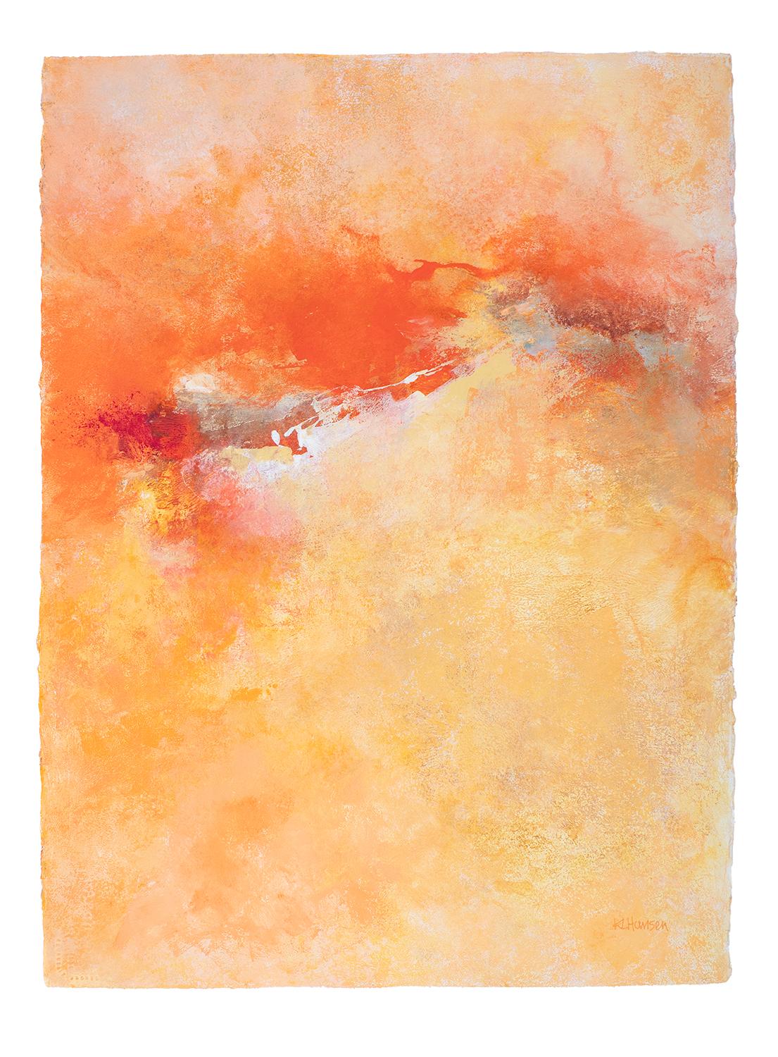 Bonjour l'été, peinture originale - Contemporain Art par Karen Hansen