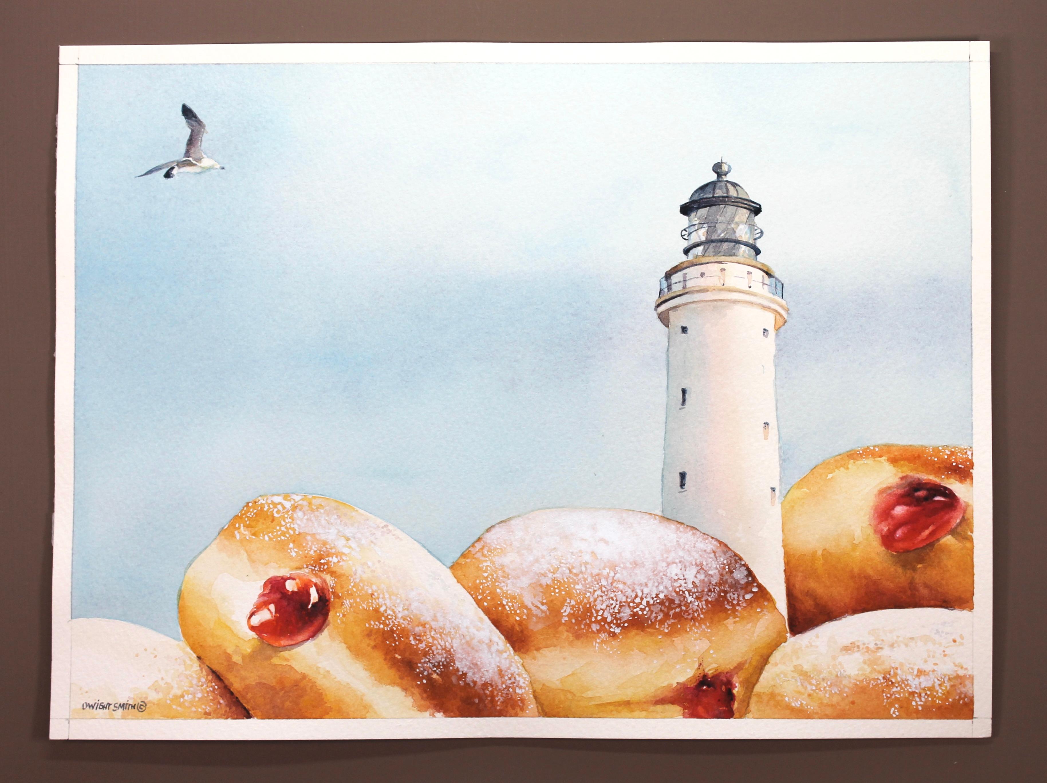 Costa indulgente, dipinto originale - Art Pop Art di Dwight Smith