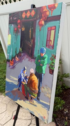 The Chess Players, Original Painting