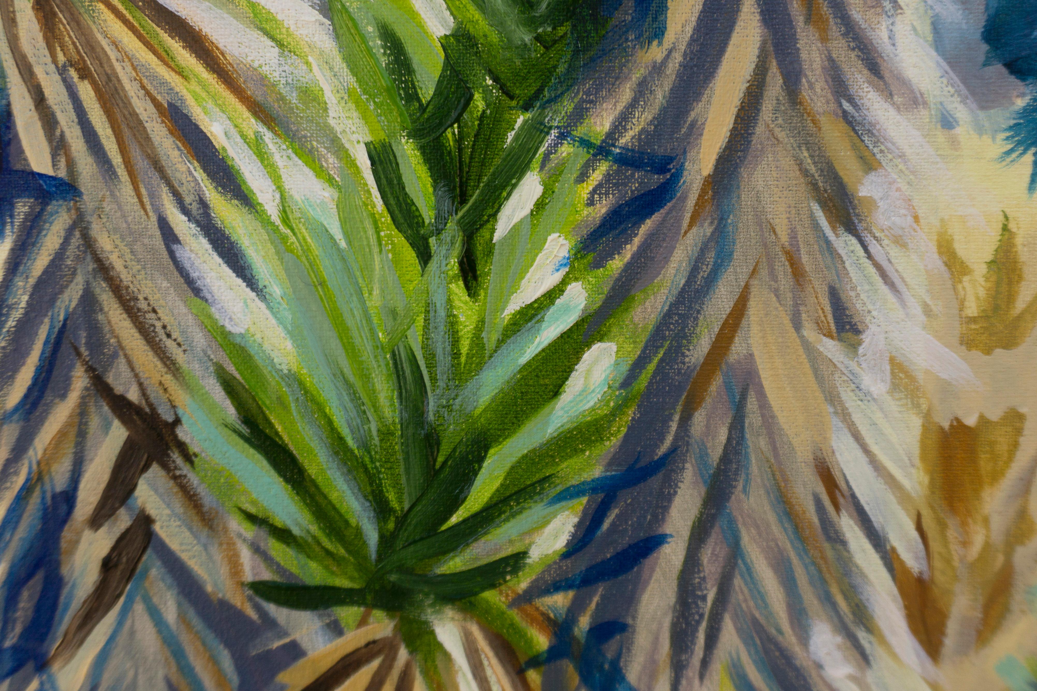 The Joshua Tree in the Canyon, Oil Painting For Sale 1