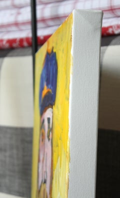 Homme à la barbe (d'après Van Gogh), peinture originale