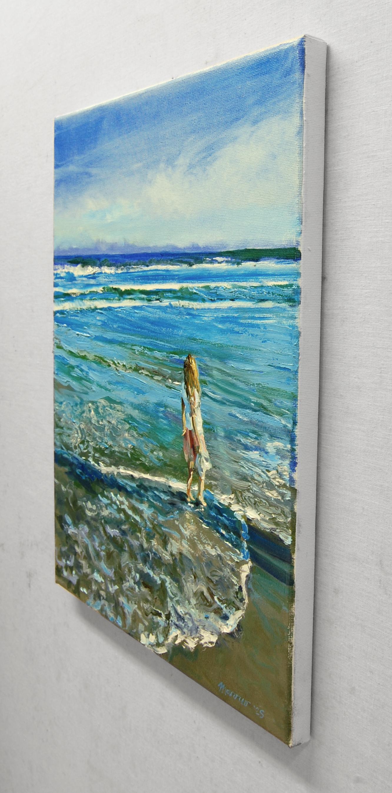 Auf Wiedersehen Sommer, Ölgemälde – Painting von Onelio Marrero