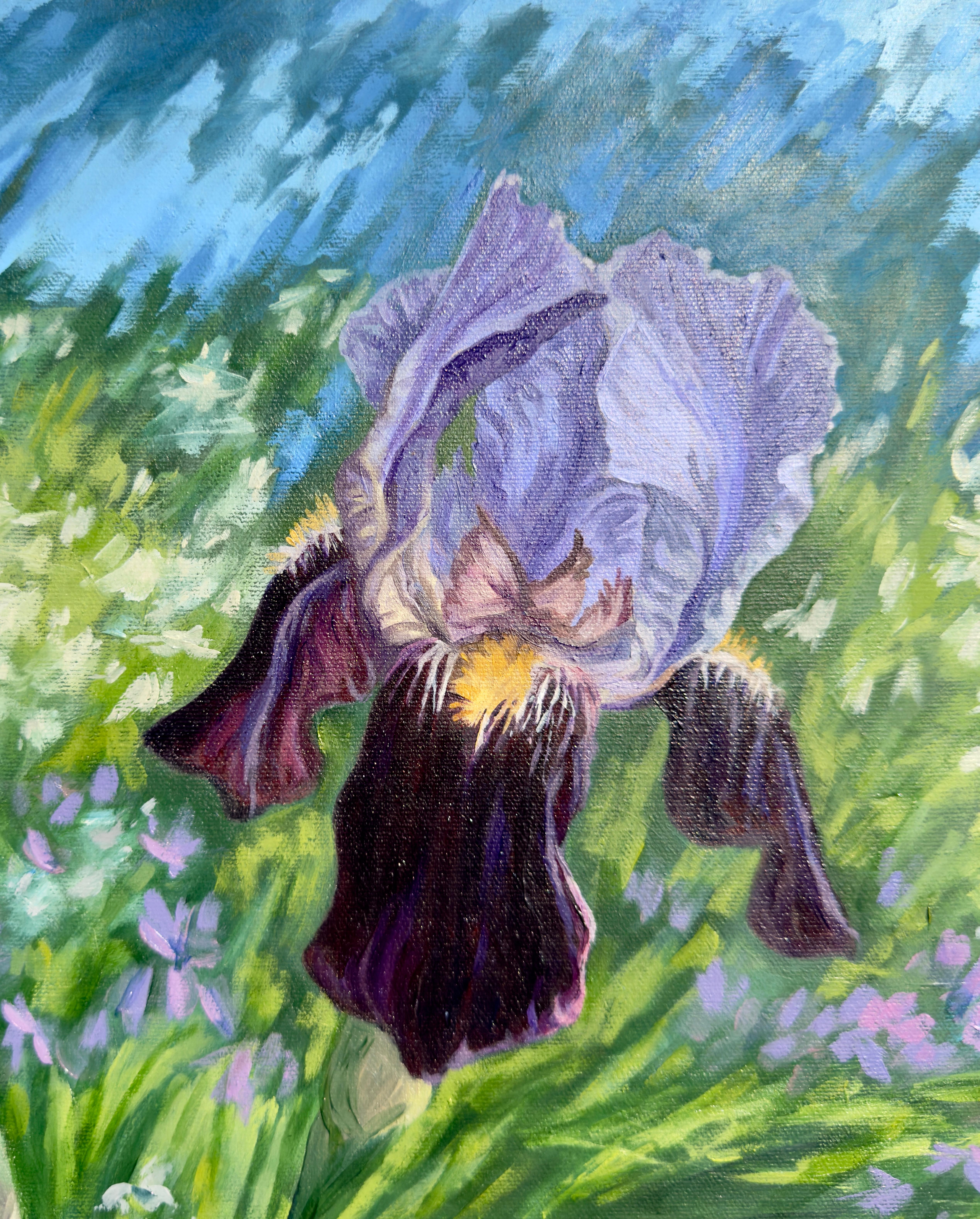 Iris Spring, Oil Painting For Sale 1
