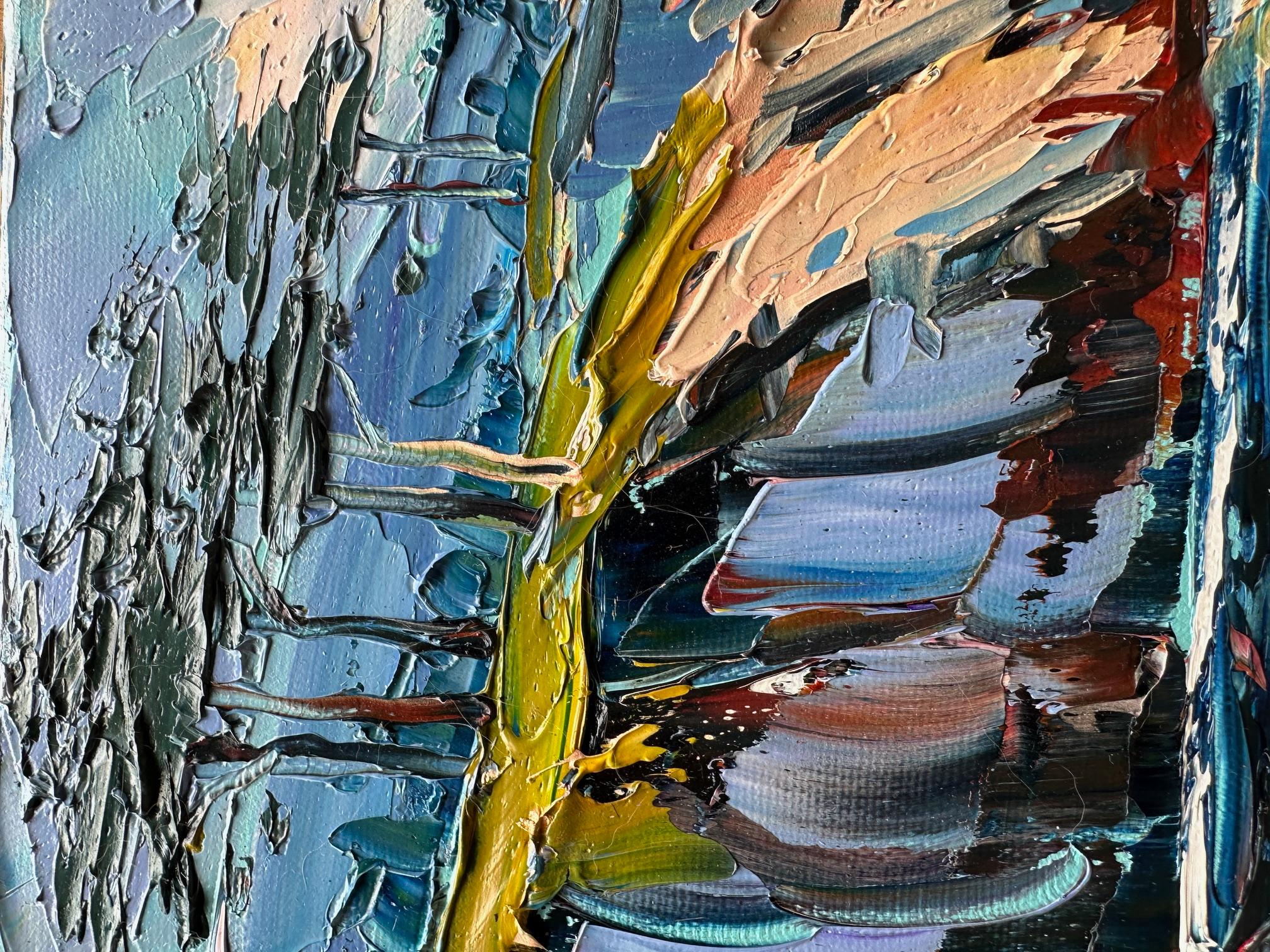 Beyond the Blue Sea, Oil Painting For Sale 1