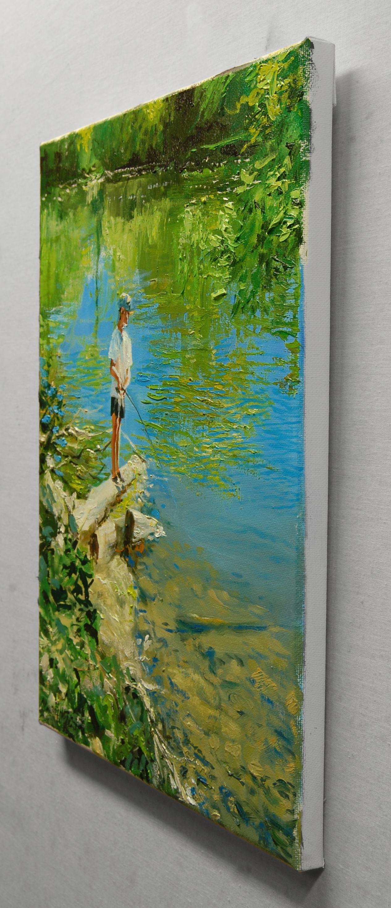 Vendredi, 15h, peinture à l'huile - Painting de Onelio Marrero