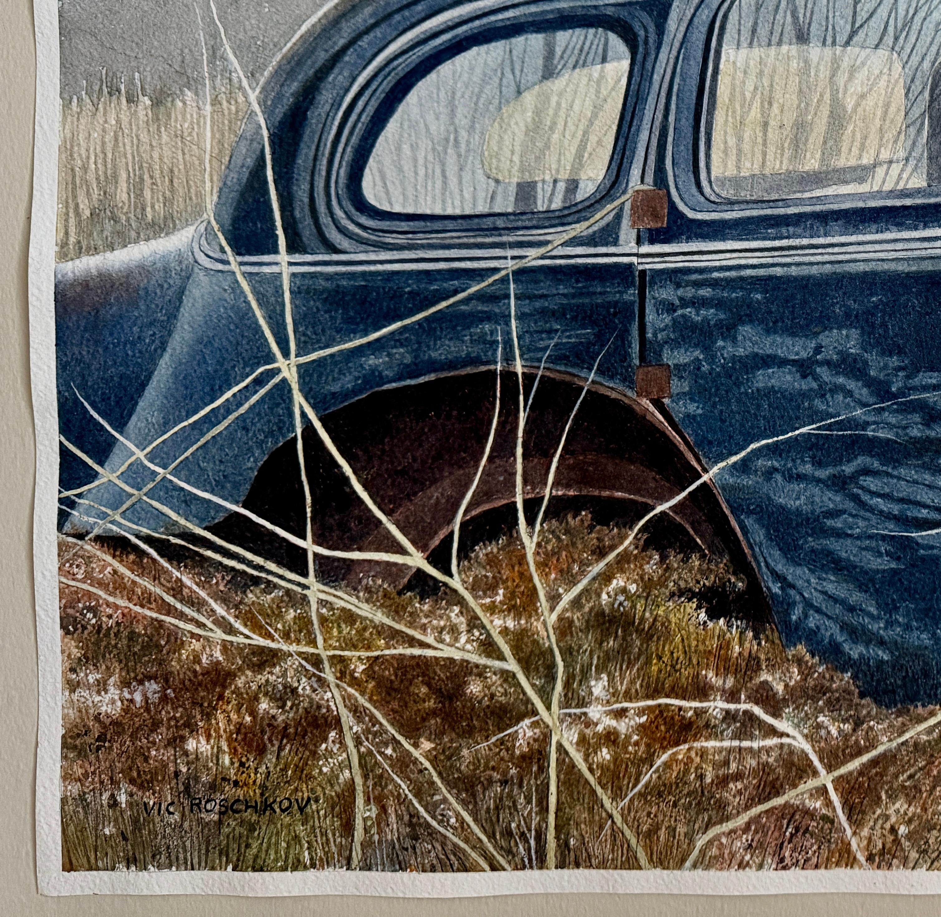 Final Destination, Original Painting - Realist Art by Vic Roschkov