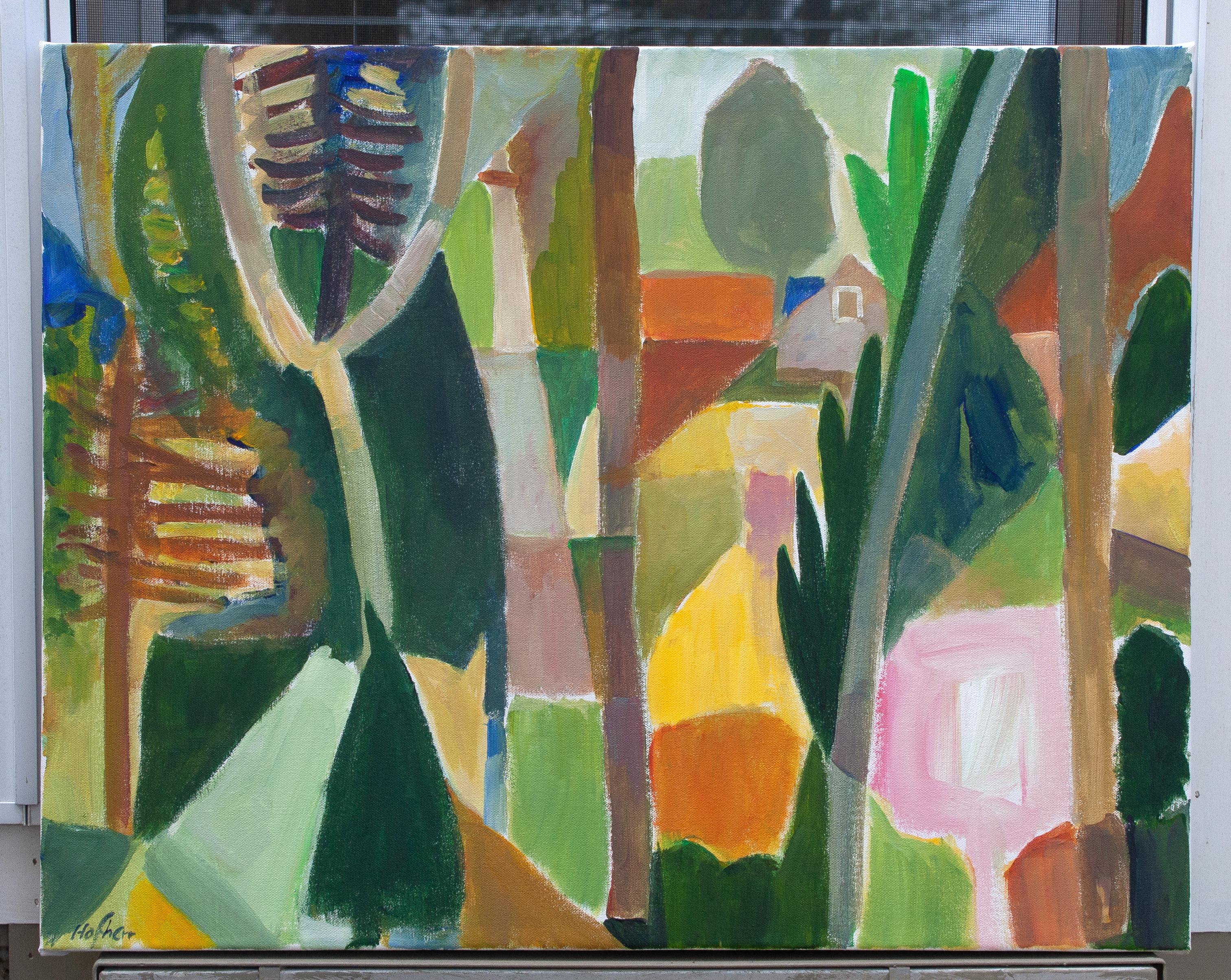 Chestnut Hill, Original Paintin - Expressionist Painting by Robert Hofherr