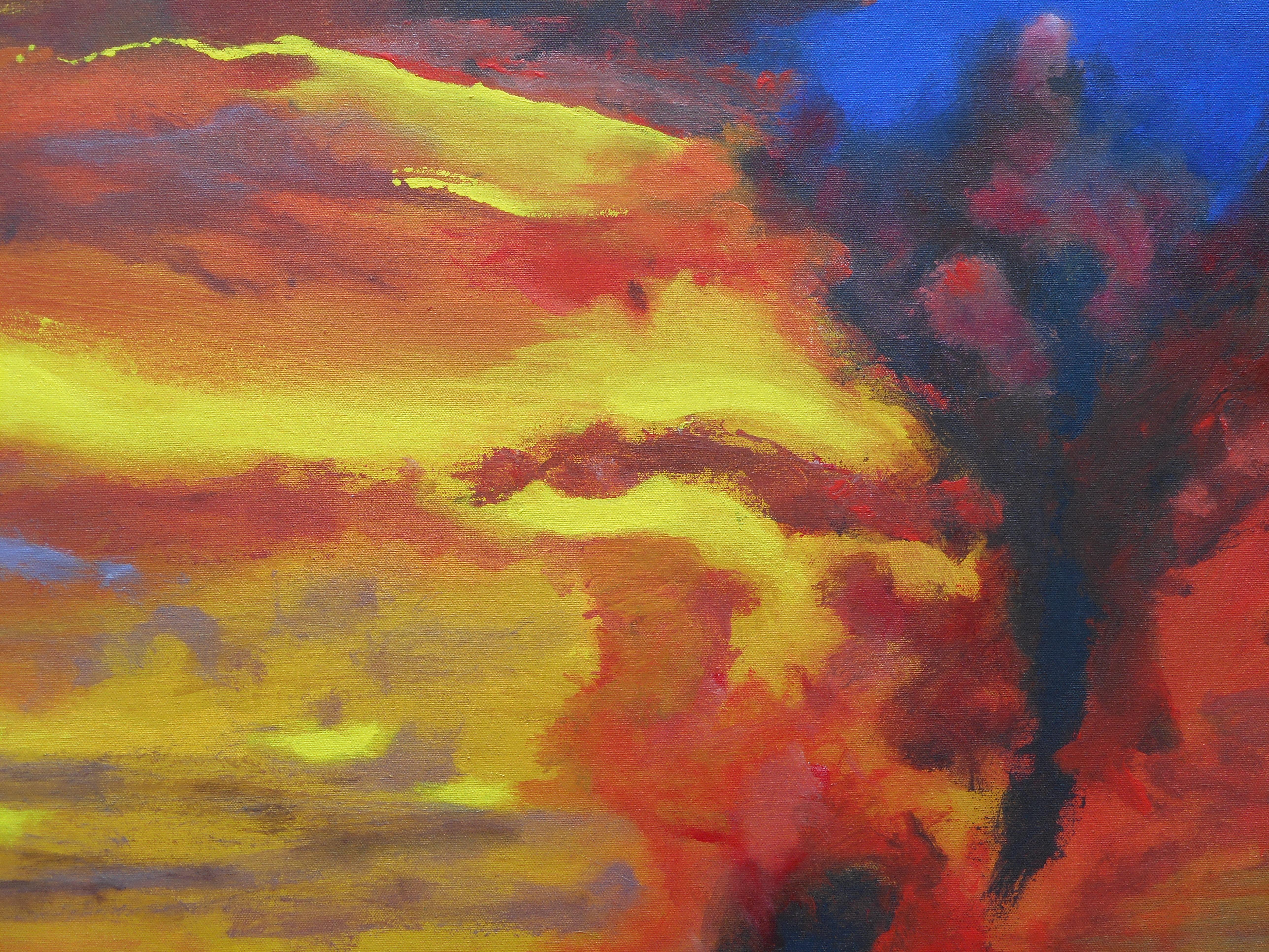 Again on Fire, Original Painting in vendita 1