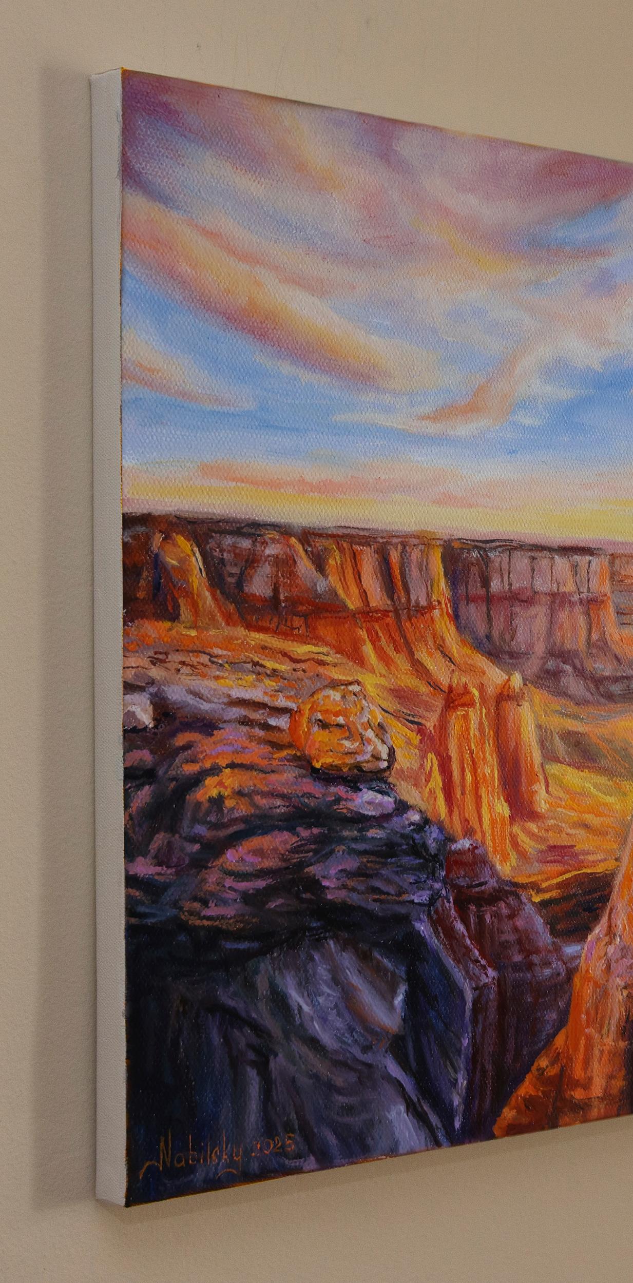 The View, Oil Painting - Impressionist Art by Olena Nabilsky