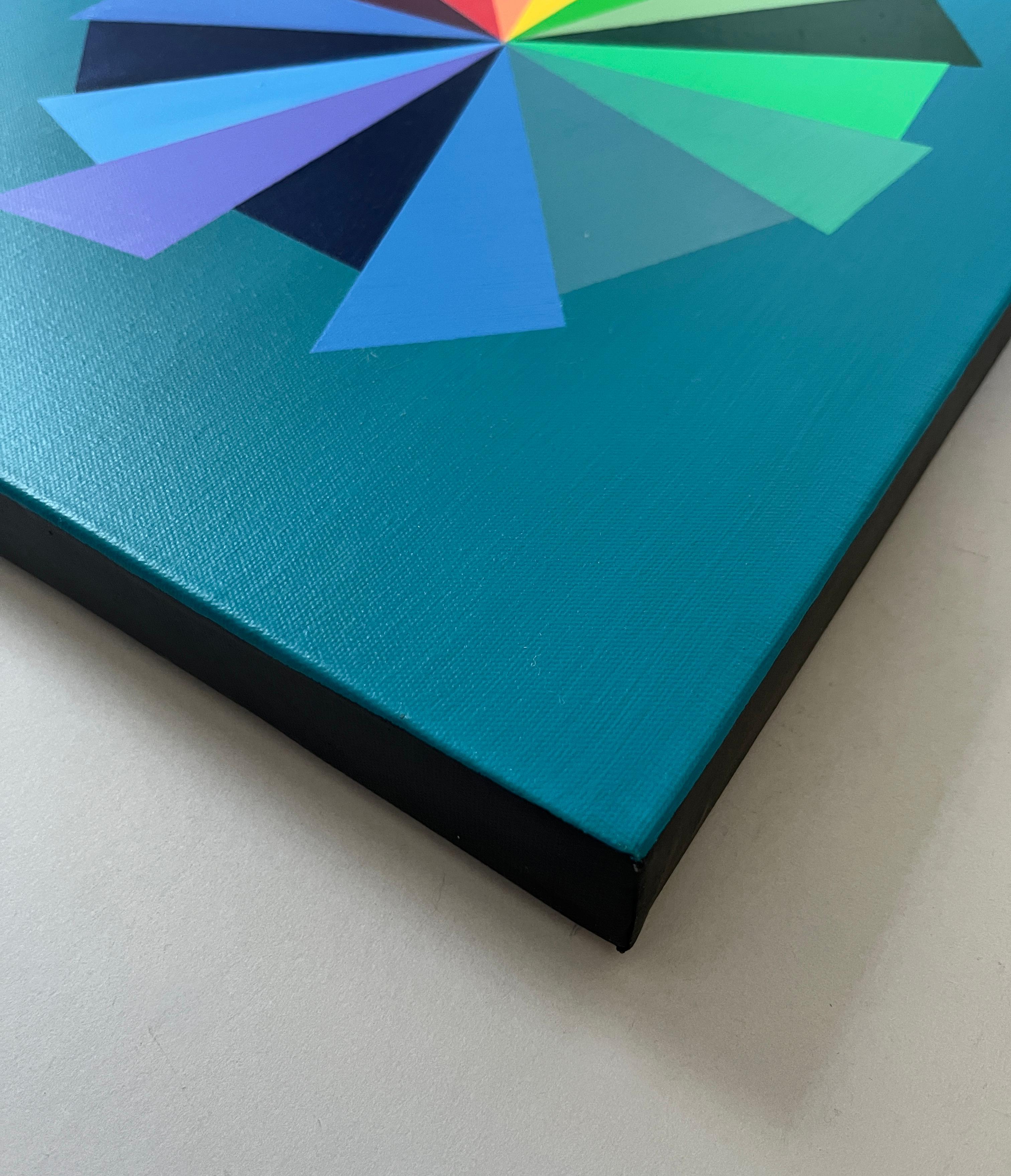 Pinwheel (2), Original Painting - Contemporary Art by John Gardner