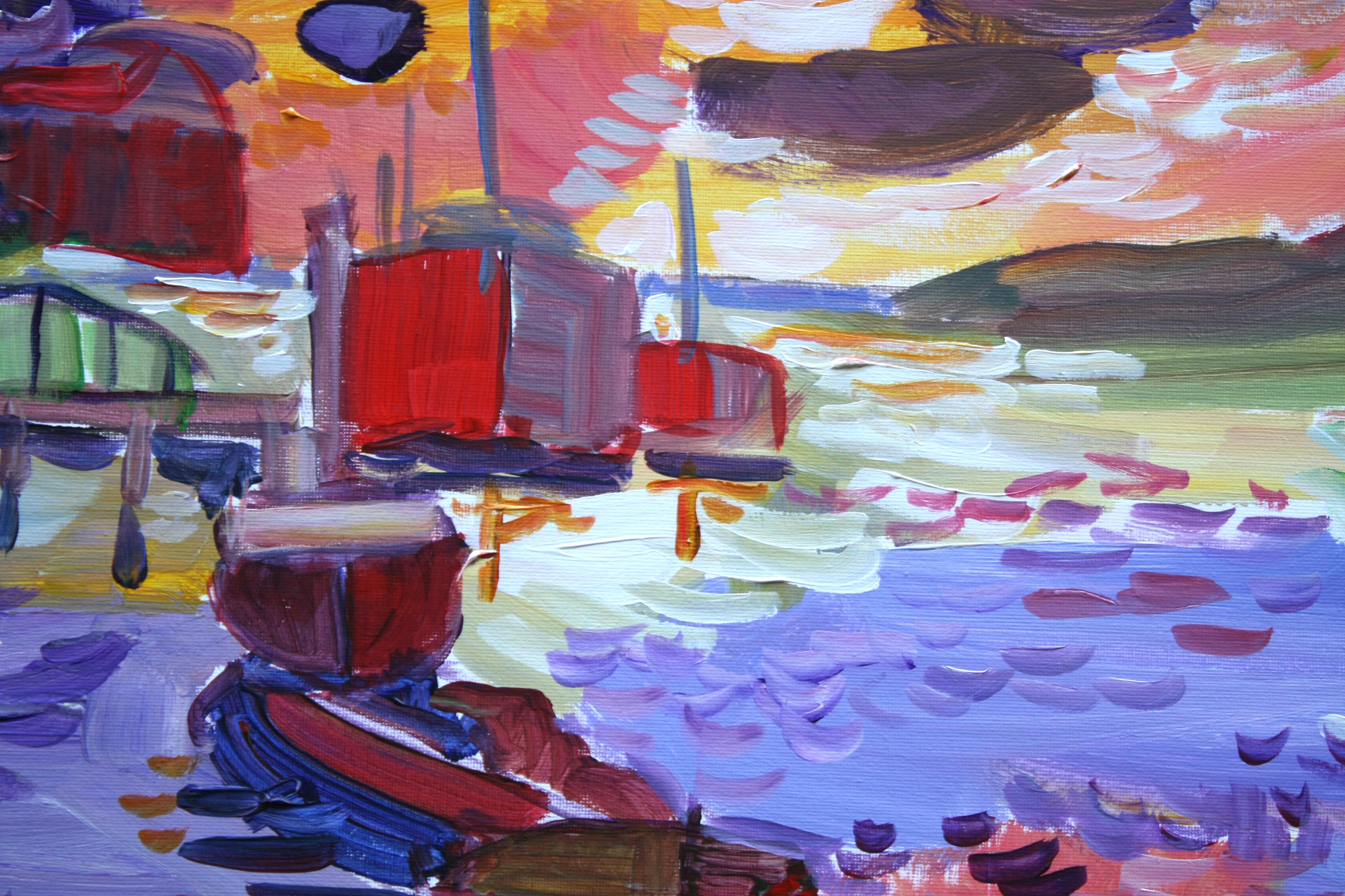 On the River, Original Painting For Sale 1