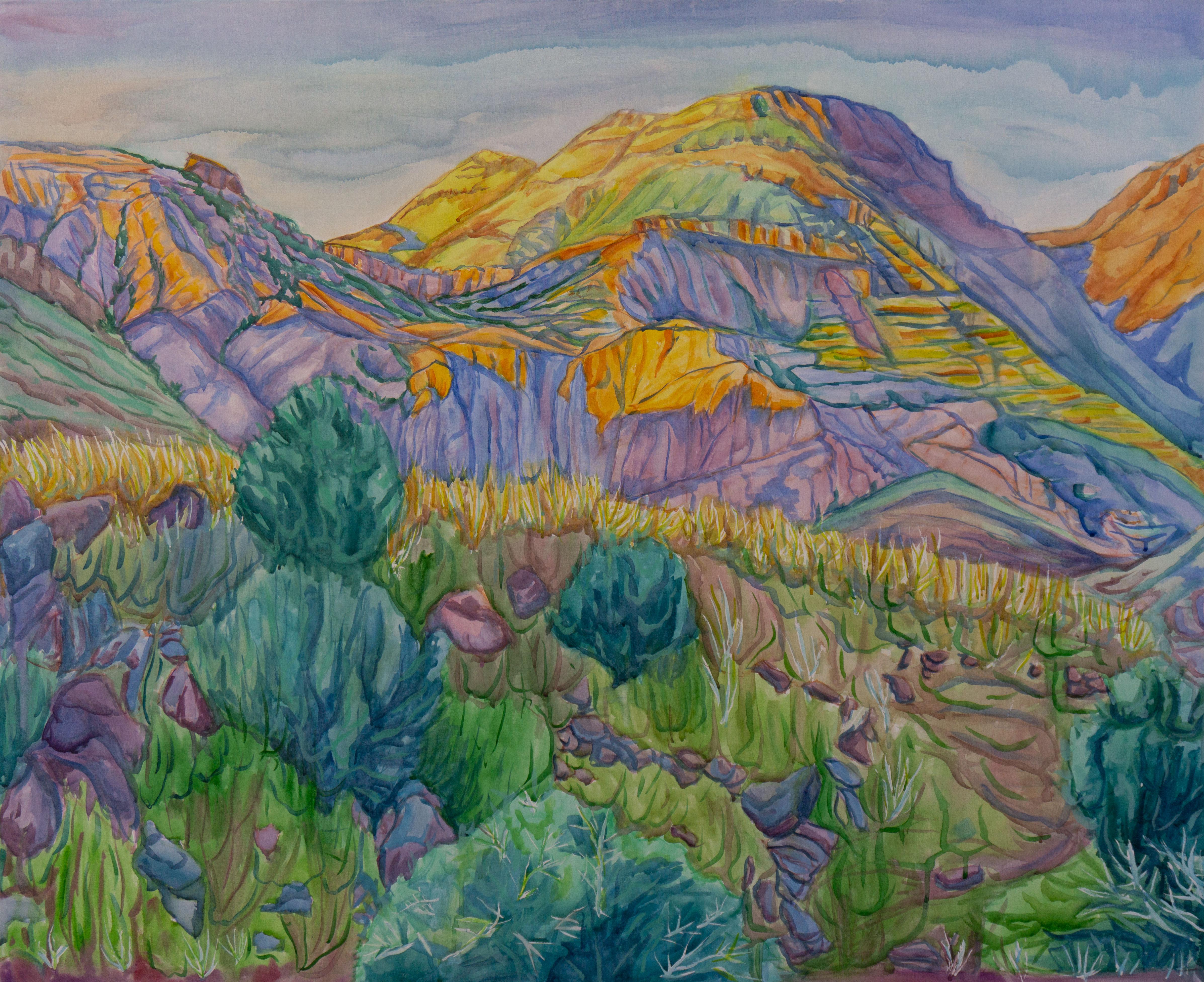 Crystal DiPietro Landscape Art - The Silence of Fading Light, Original Painting