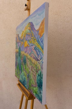 El silencio de la luz que se apaga, Pintura original