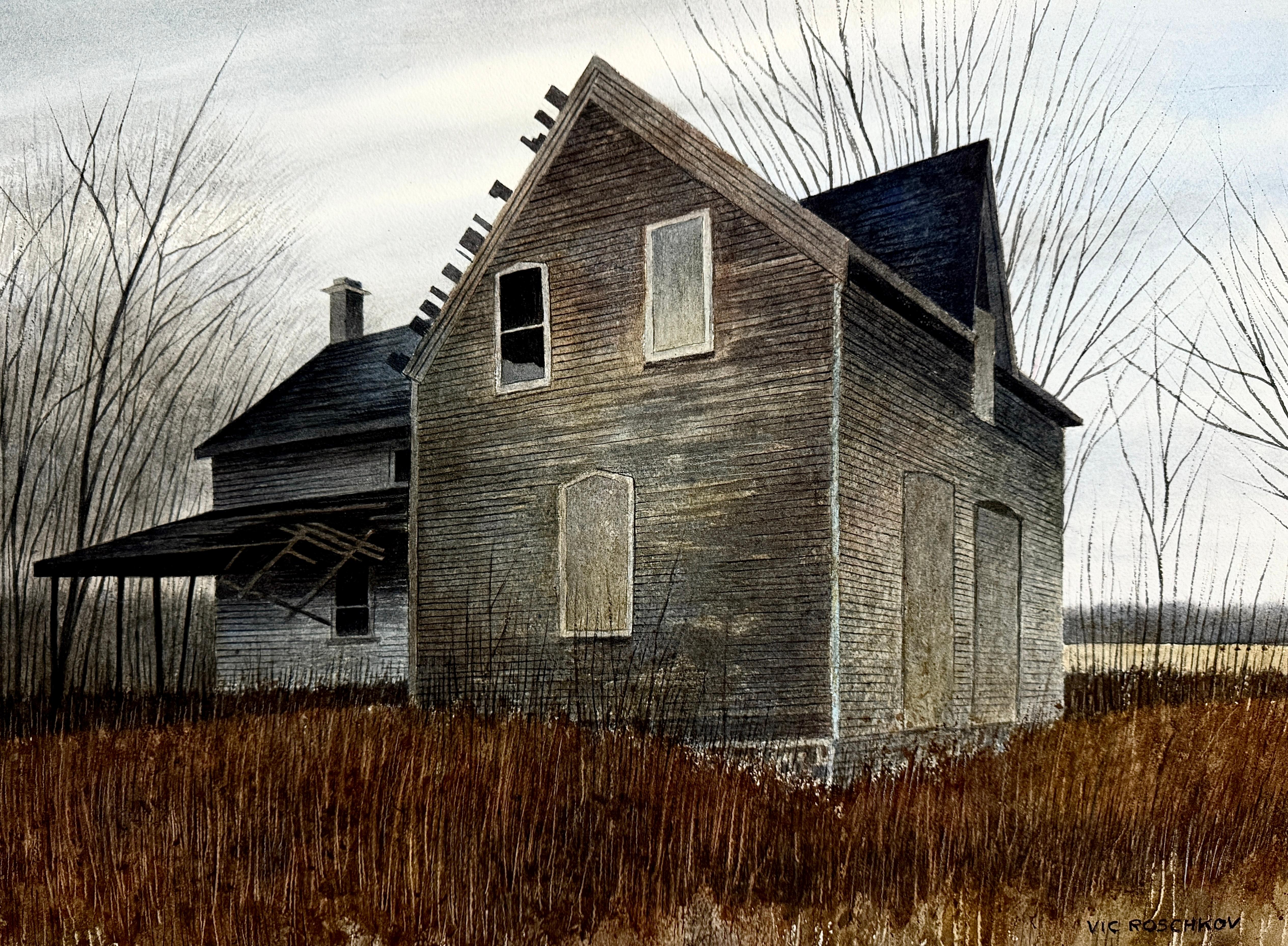 Forgotten Dwelling, Original Painting