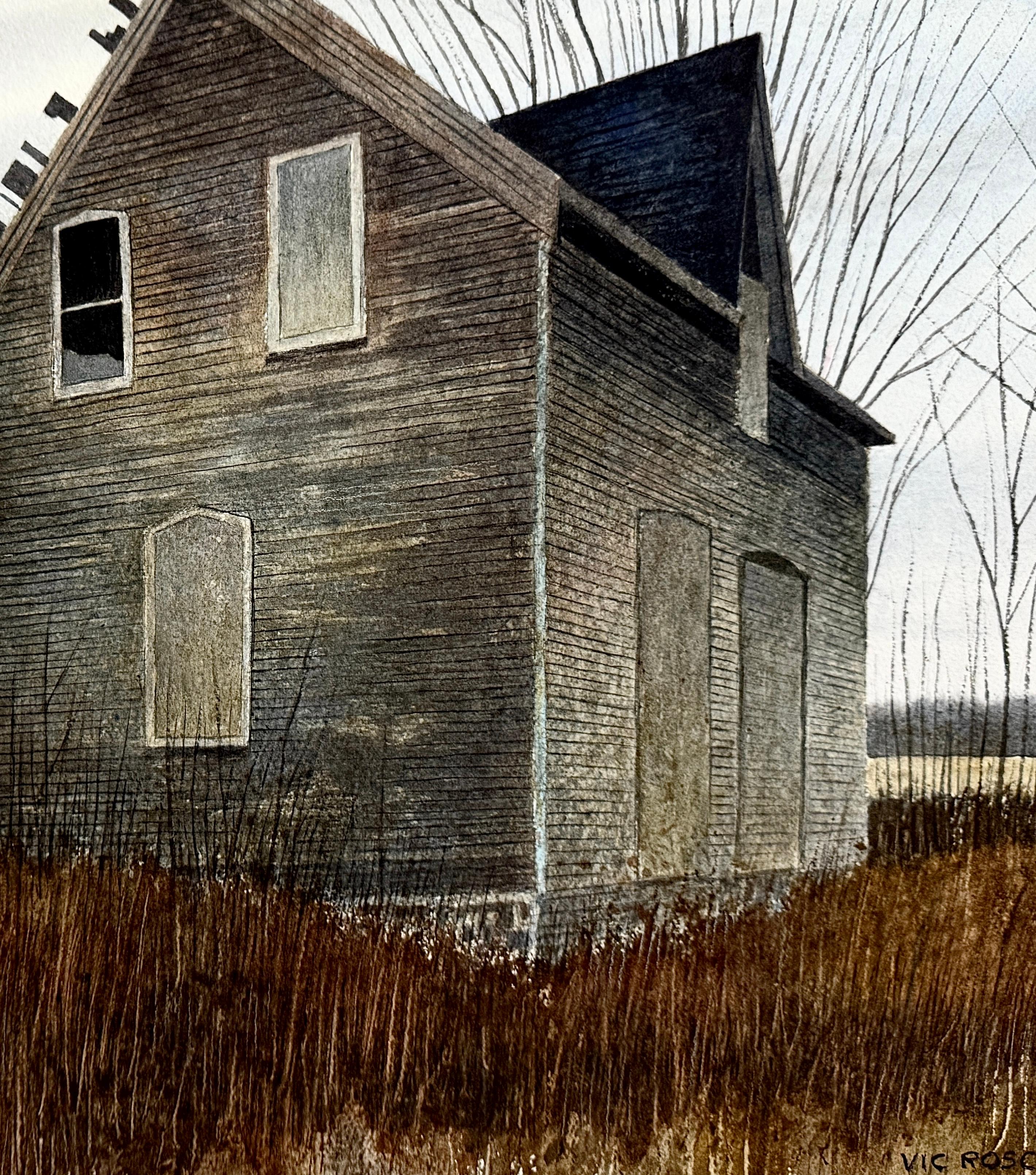 Forgotten Dwelling, Original Painting en venta 1