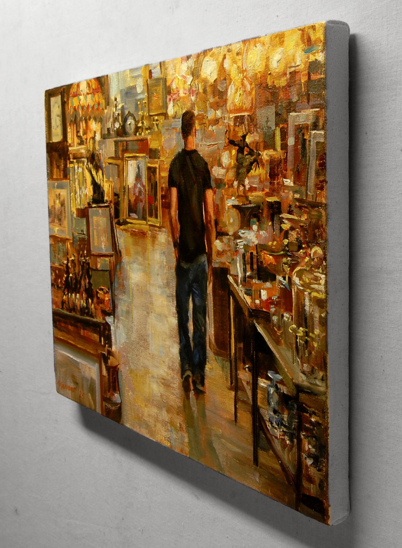 Objets trouvés et répliques, peinture à l'huile - Impressionnisme Art par Onelio Marrero